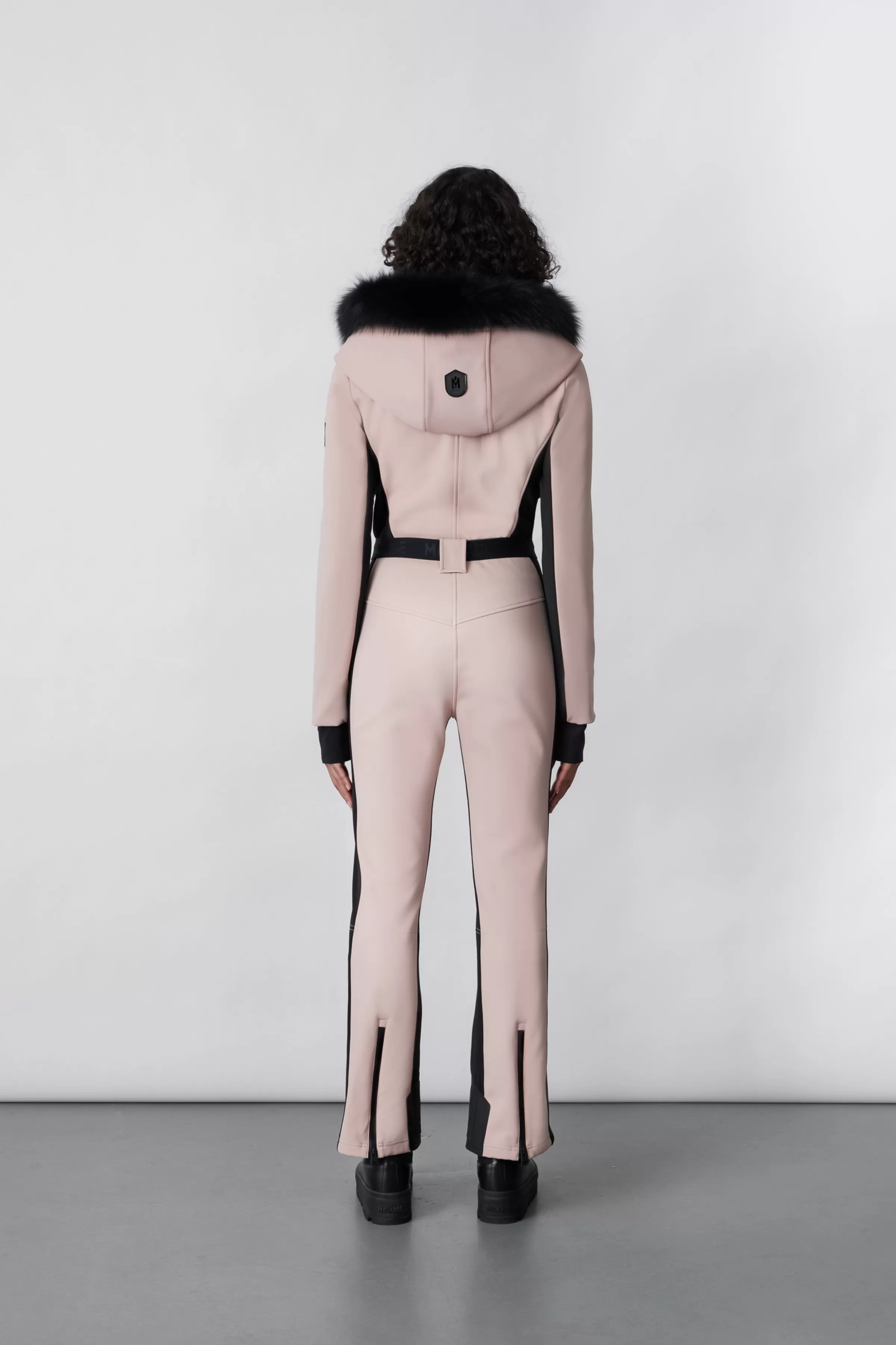 Elle, Techno Fleece Ski Suit With Removable Hood And Fur Trim For Ladies | ® US | Mackage Clearance