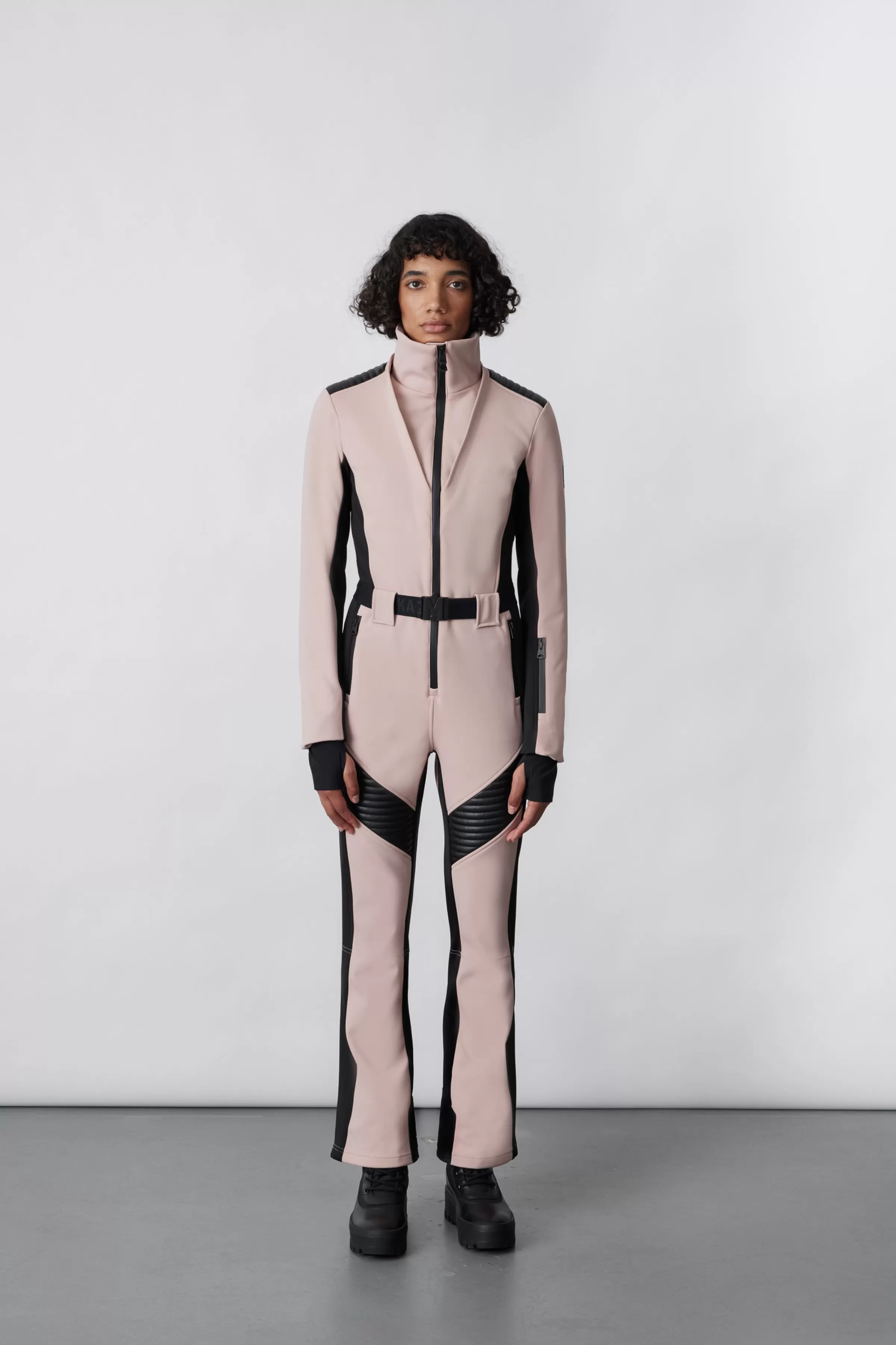 Elle, Techno Fleece Ski Suit With Removable Hood And Fur Trim For Ladies | ® US | Mackage Clearance