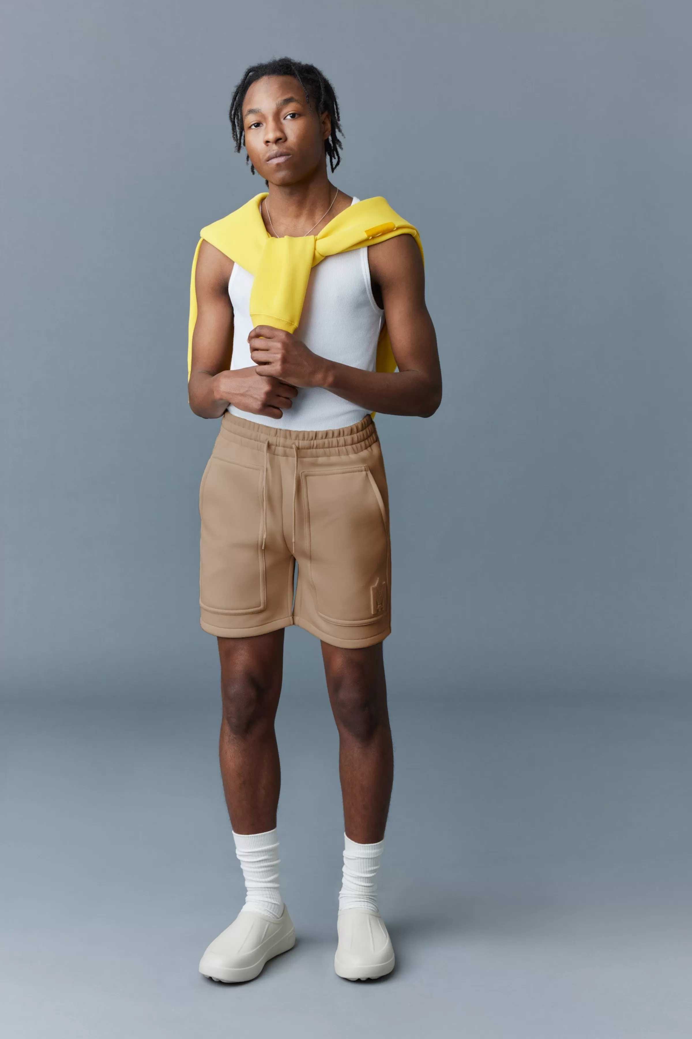 Elwood Jersey Bermuda Shorts For Men | ® US | Mackage Online