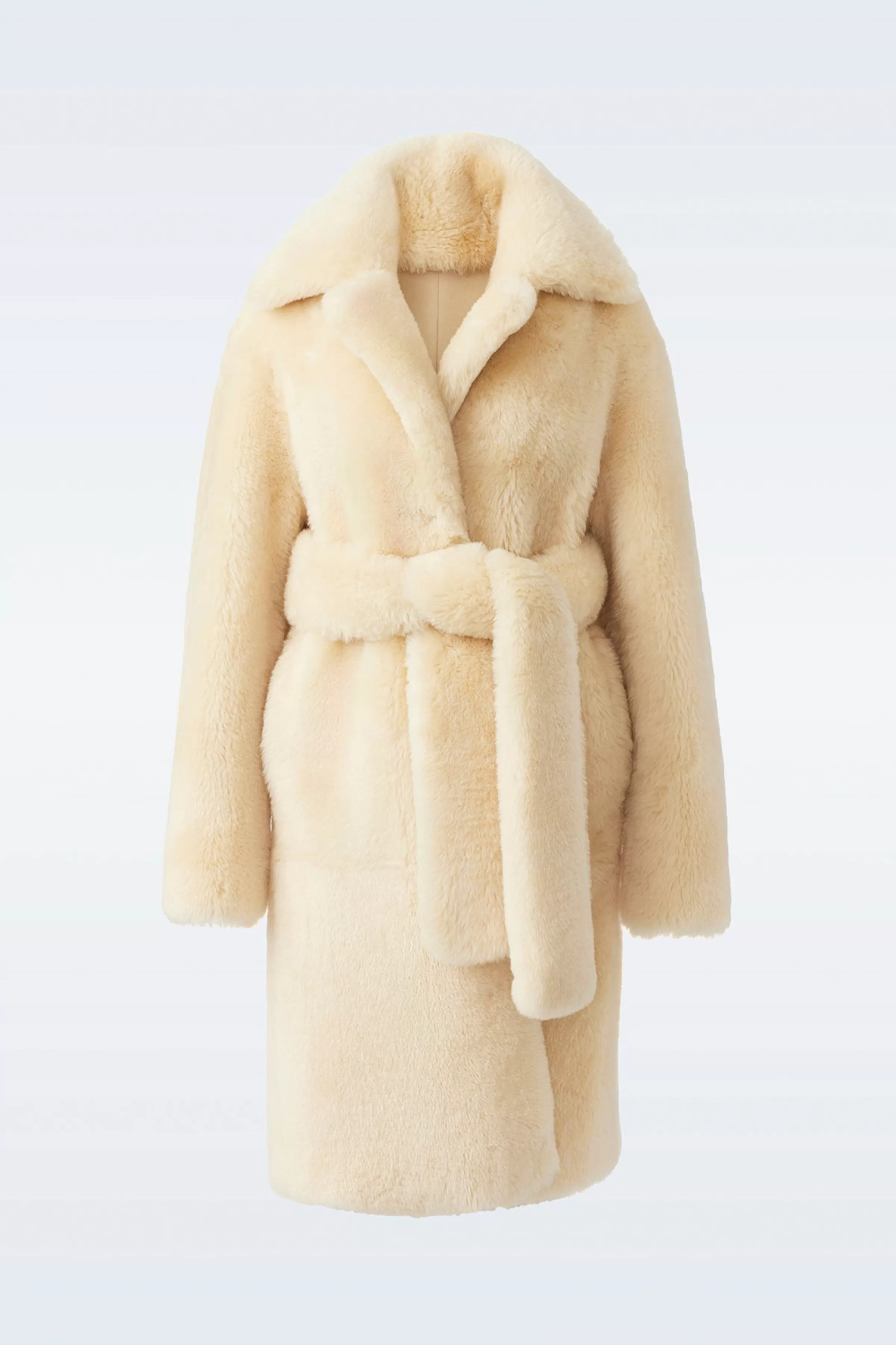 Etienne, Shearling Coat With Belt For Ladies | ® US | Mackage Outlet