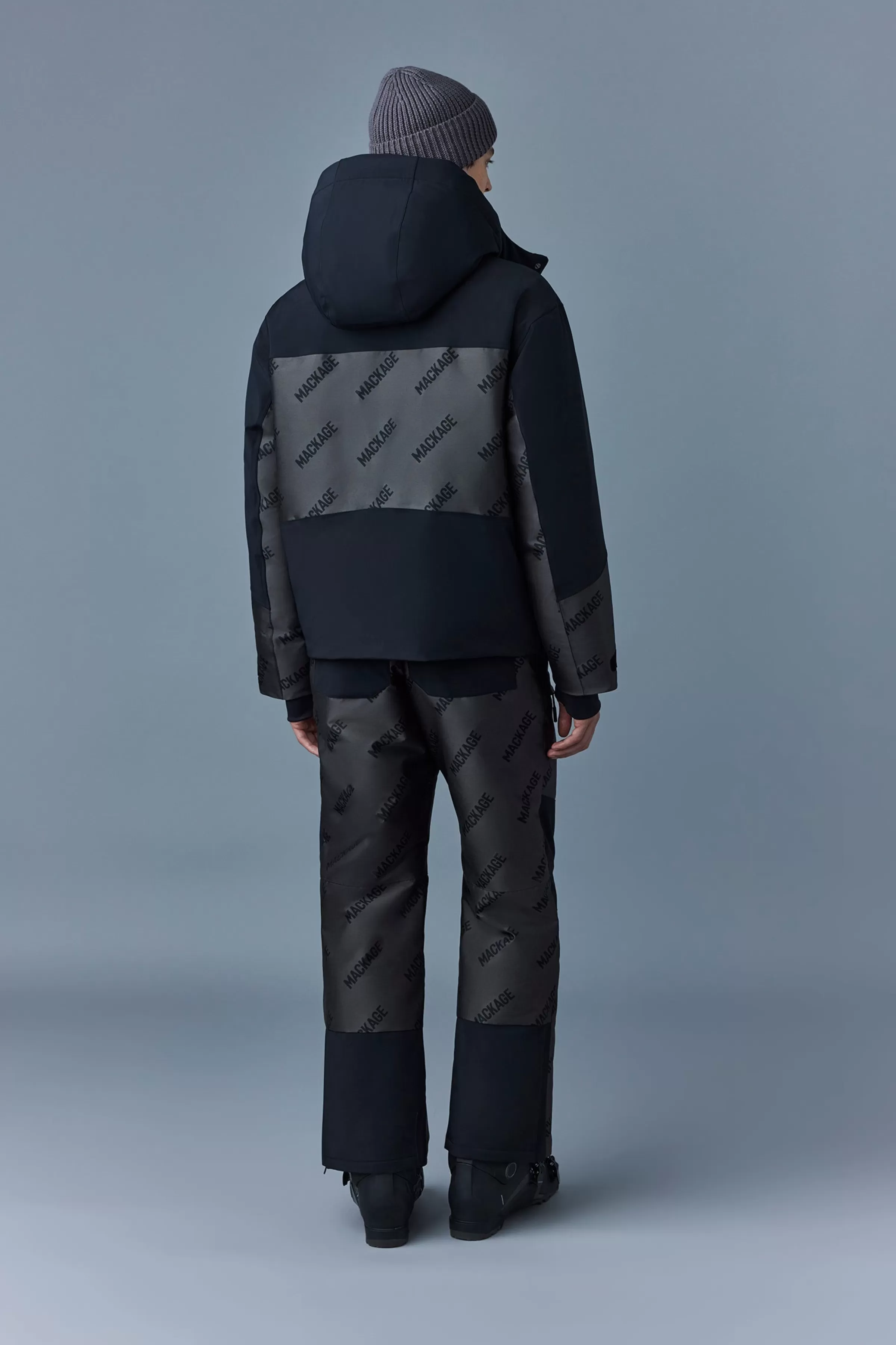 Farris, Down Ski Jacket With Jacquard Logo Pattern For Men | ® US | Mackage Best