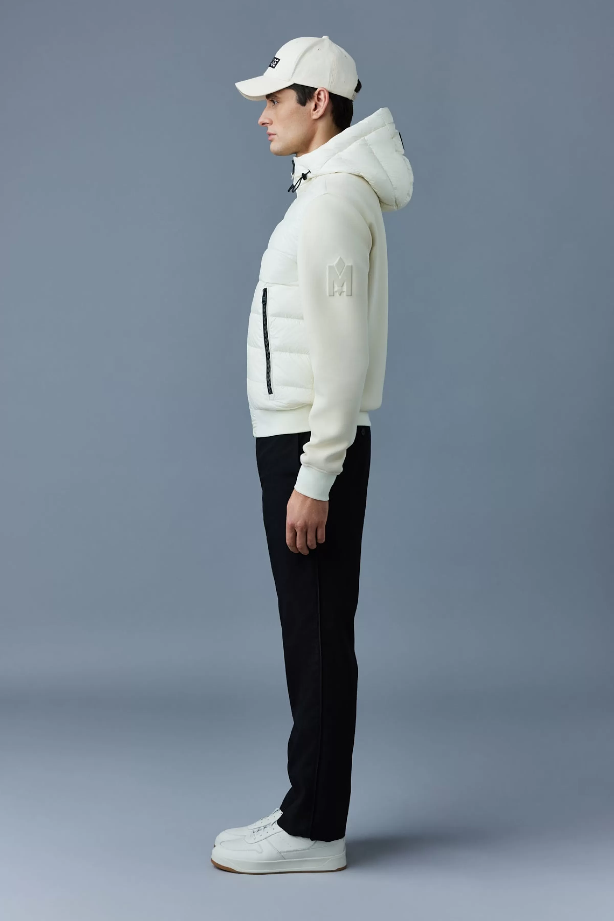 Frank, Double-face Jersey Bomber Jacket With Hood For Men | ® US | Mackage Discount