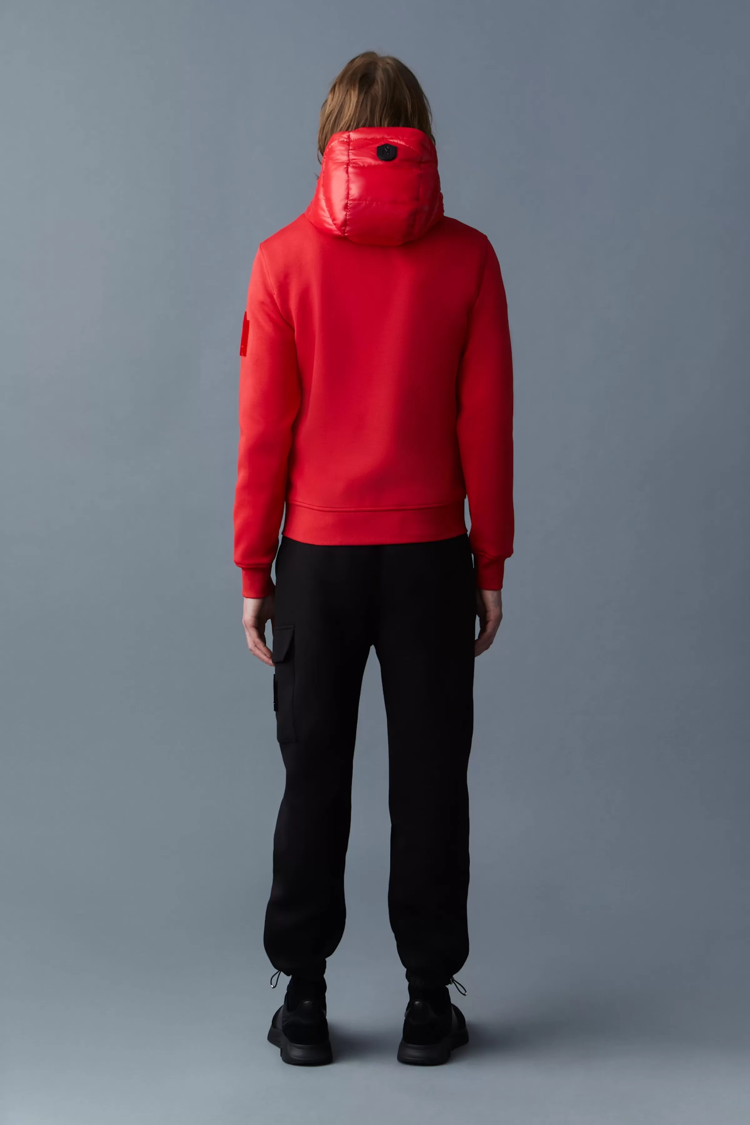 Frank, Double-face Jersey Bomber Jacket With Hood For Men | ® US | Mackage Discount