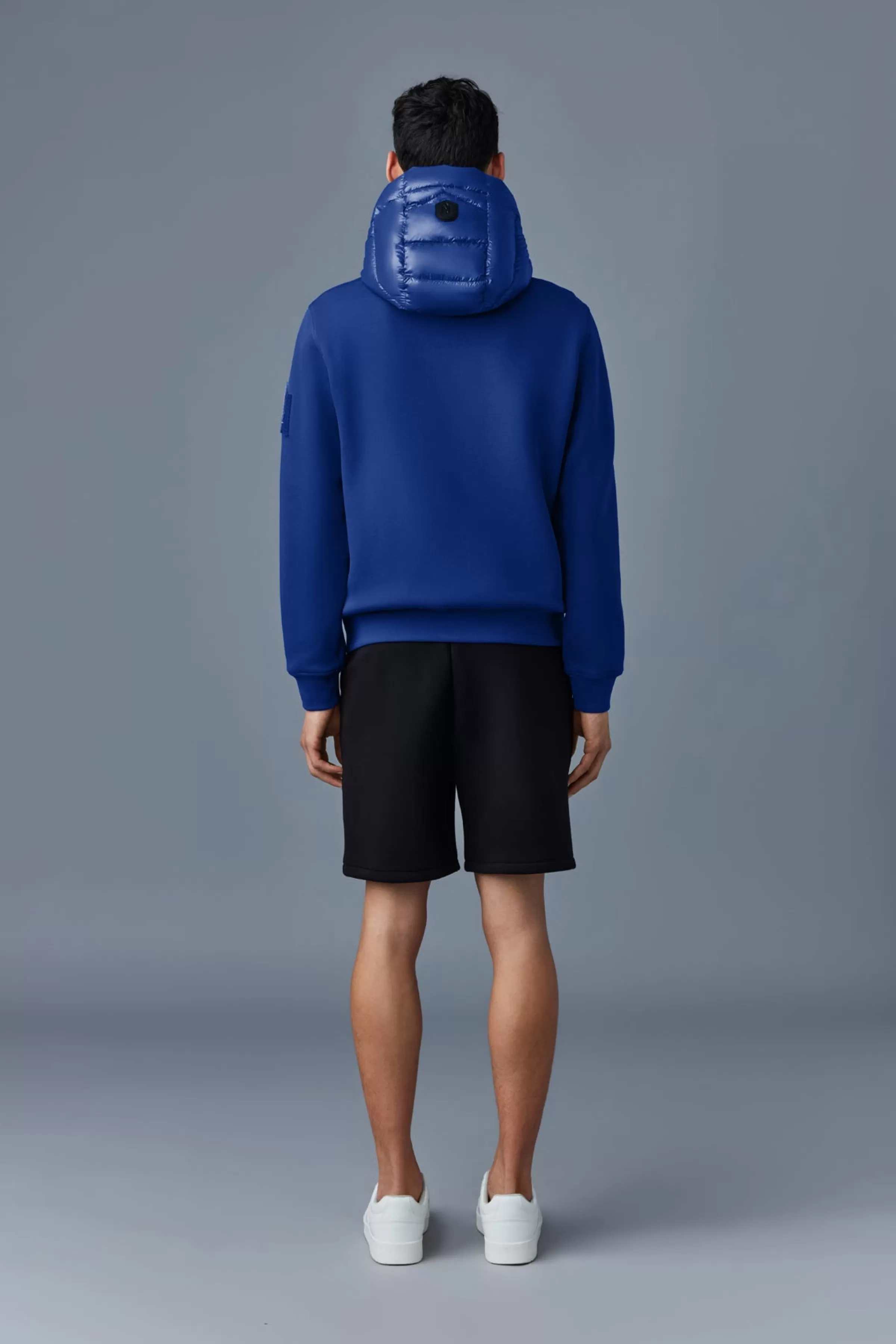 Frank, Double-face Jersey Bomber Jacket With Hood For Men | ® US | Mackage Discount