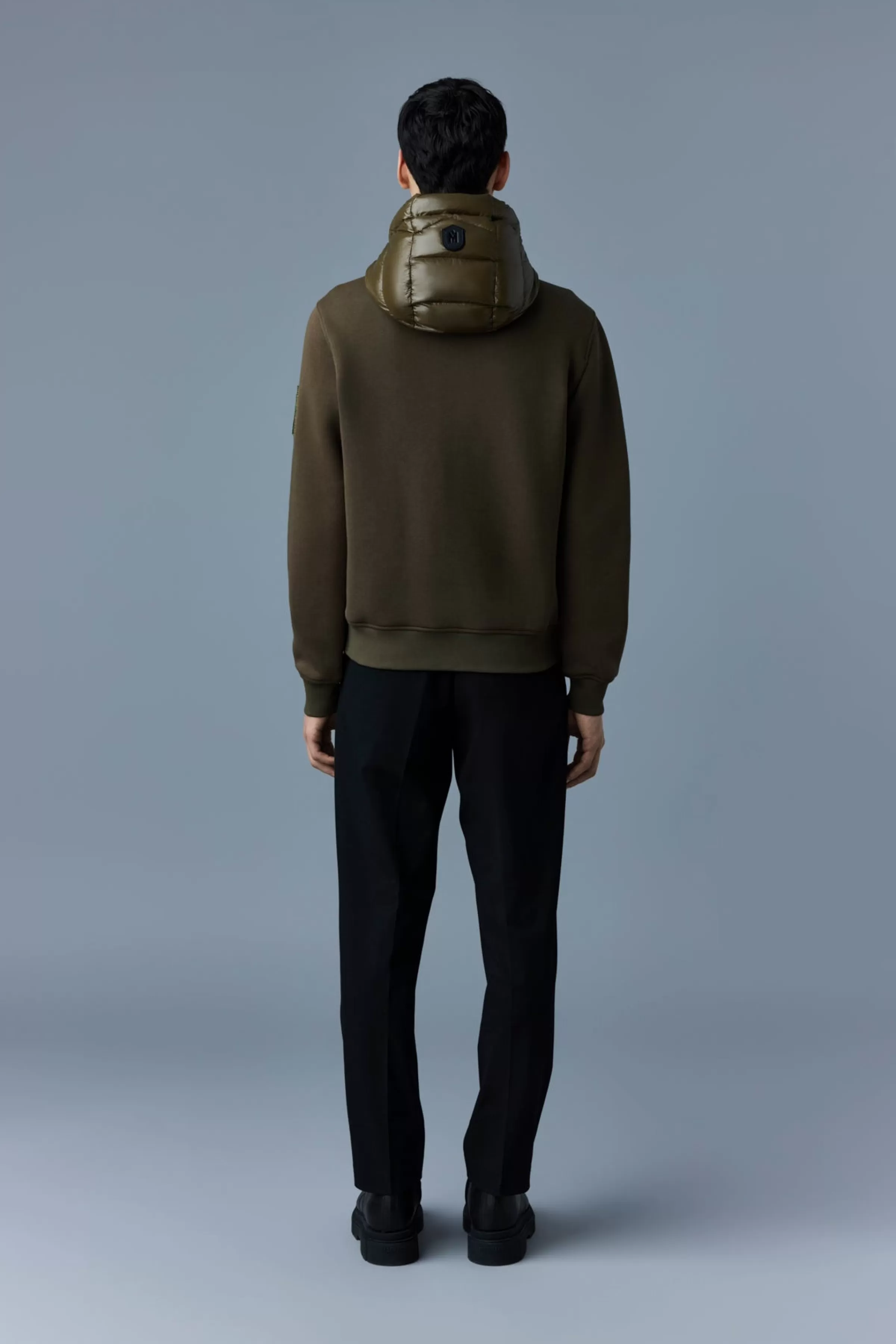Frank, Double-face Jersey Bomber Jacket With Hood For Men | ® US | Mackage Discount