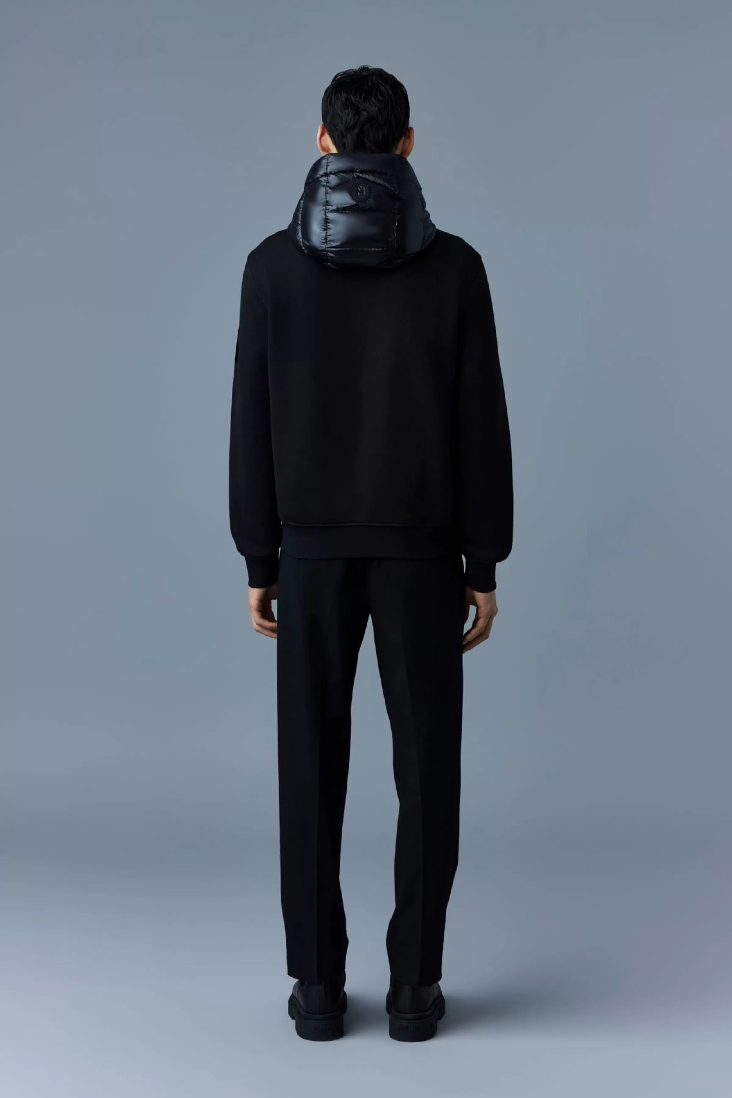 Frank, Double-face Jersey Bomber Jacket With Hood For Men | ® US | Mackage Discount