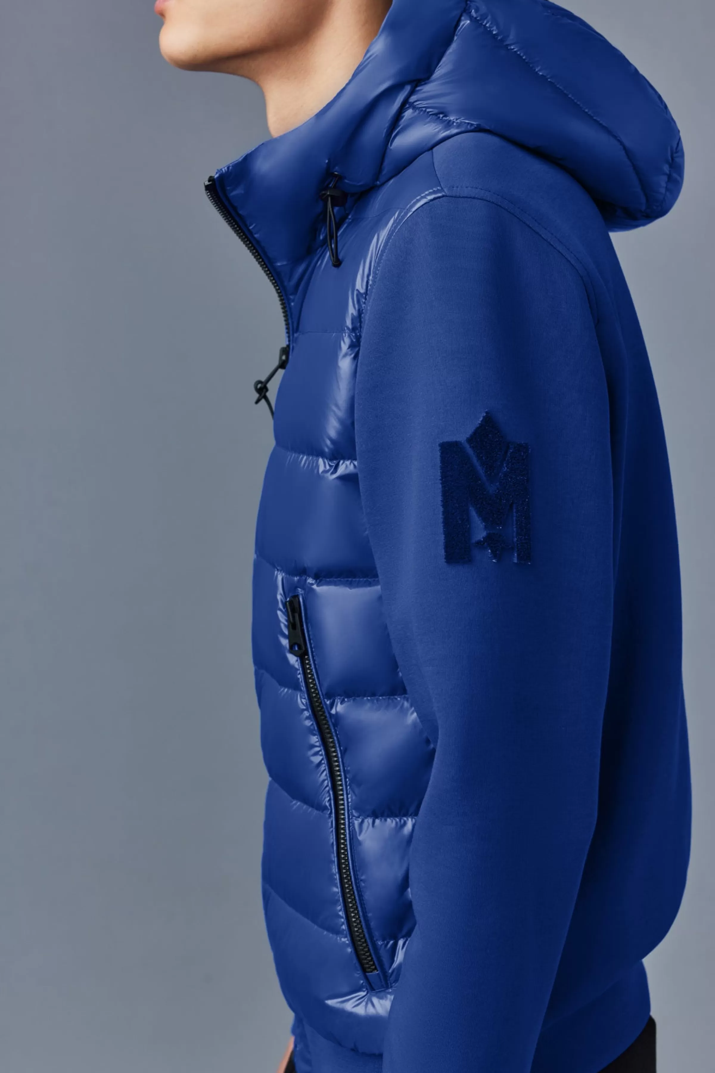 Frank, Double-face Jersey Bomber Jacket With Hood For Men | ® US | Mackage Discount