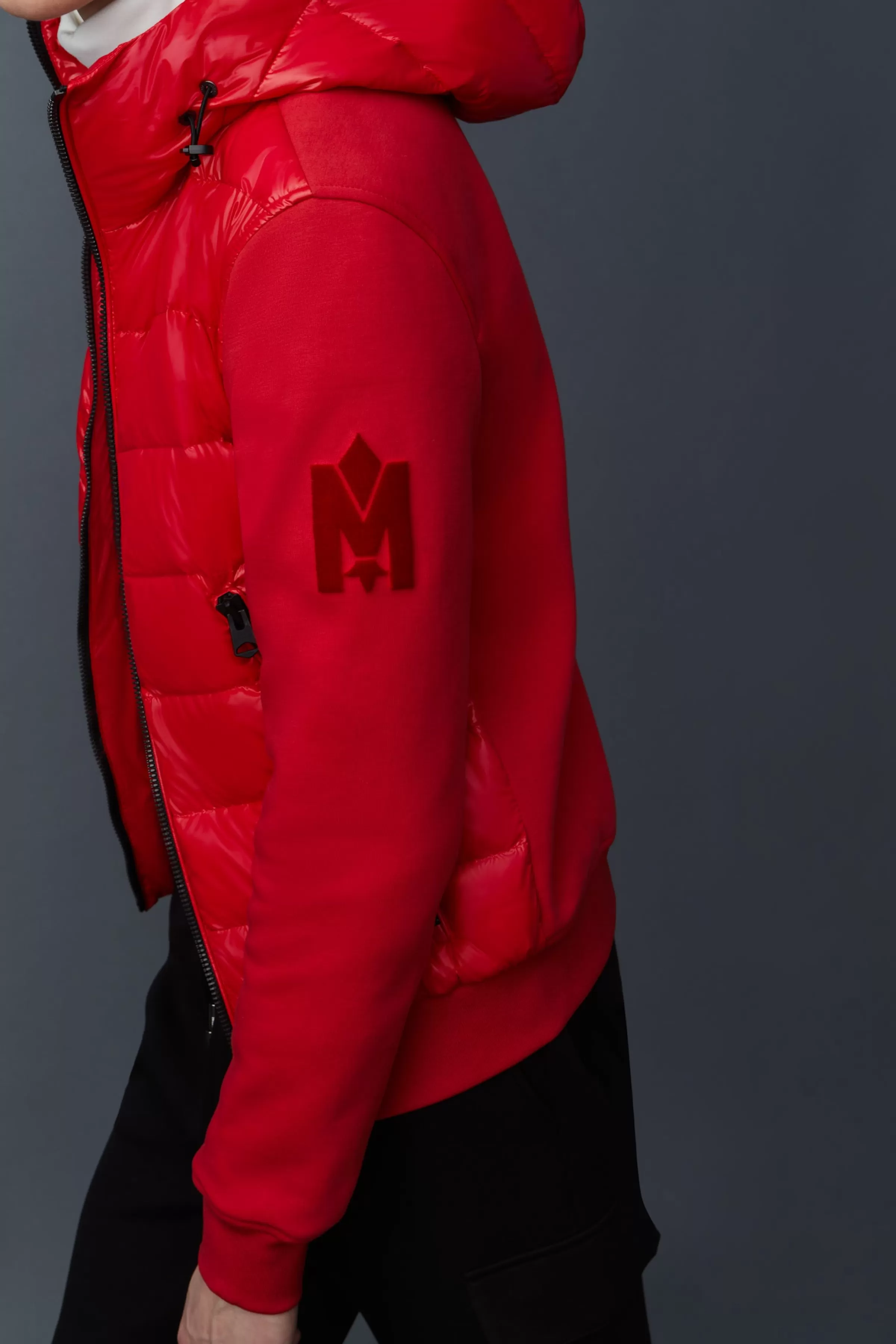 Frank, Double-face Jersey Bomber Jacket With Hood For Men | ® US | Mackage Discount