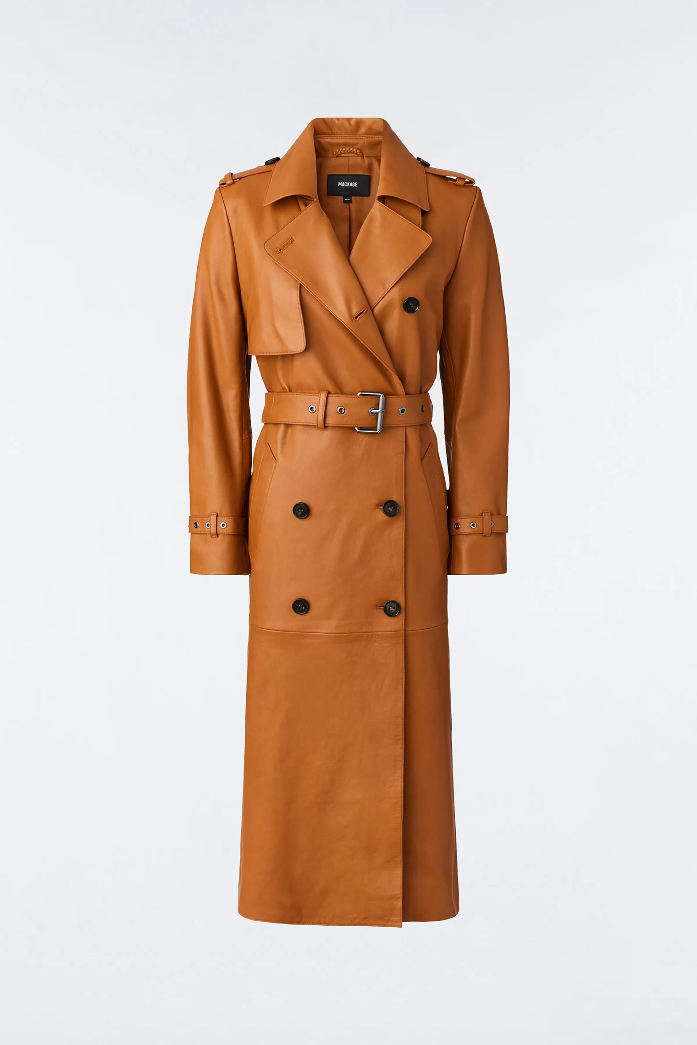 Gael, (R) Leather Trench Coat With Belt For Ladies | ® US | Mackage Fashion