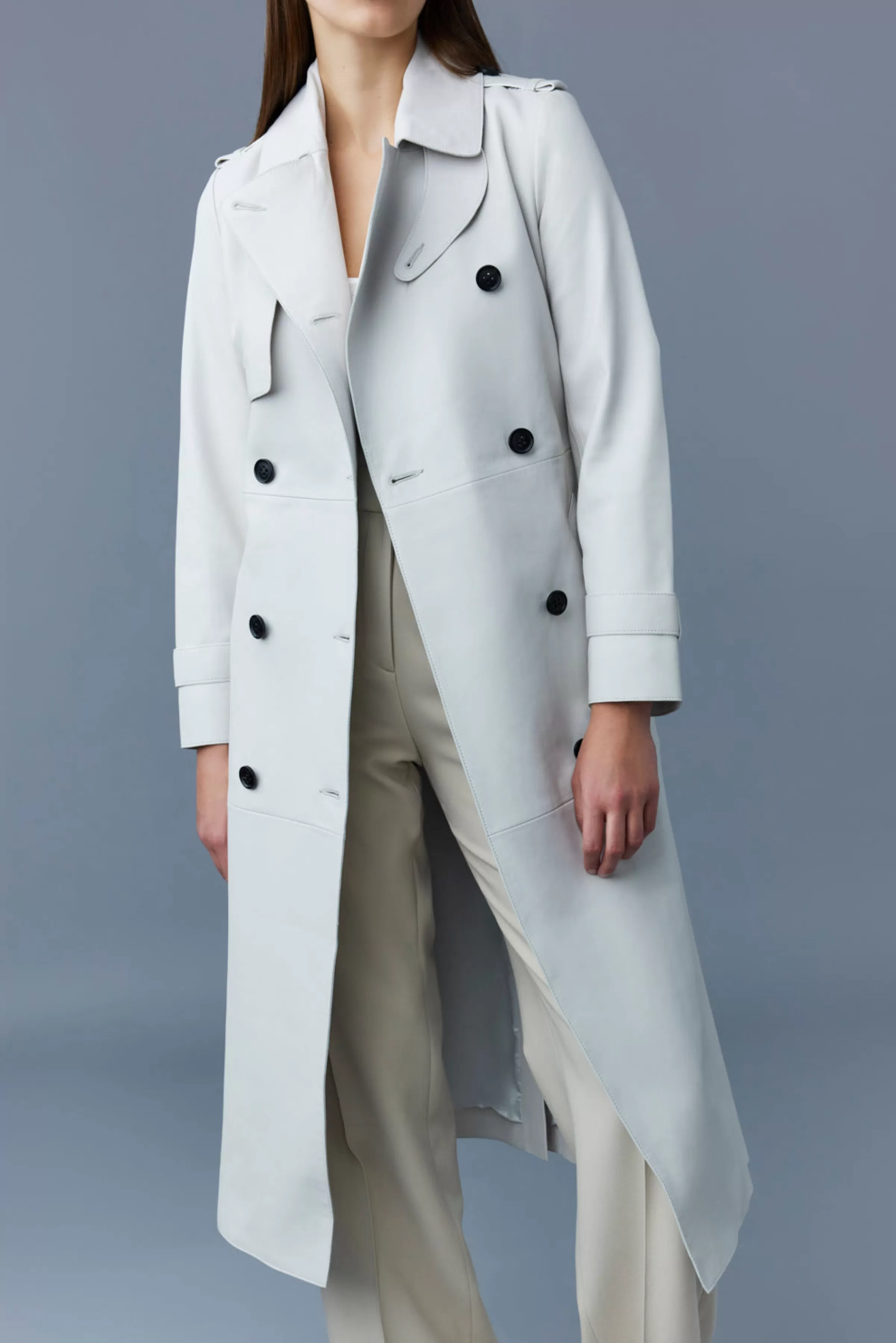 Gael-V, Maxi Leather Trench Coat | ® US | Mackage Best