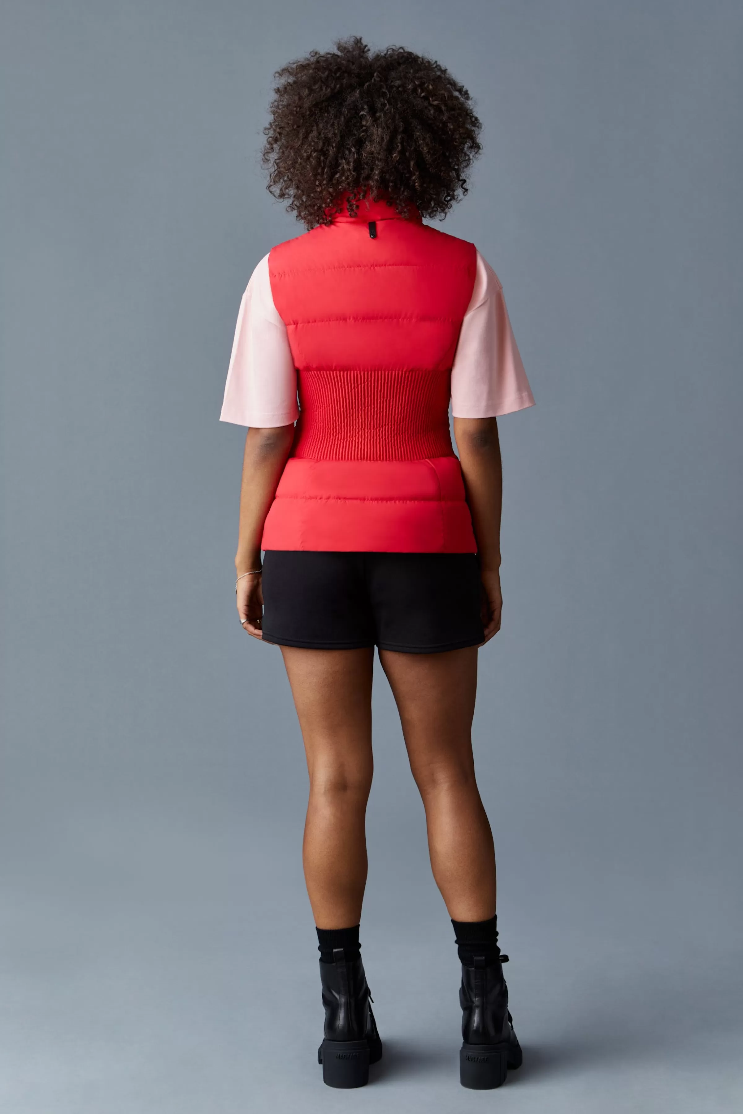 Gisela Stretch Light Down Vest With Stand Collar For Women | ® US | Mackage Store