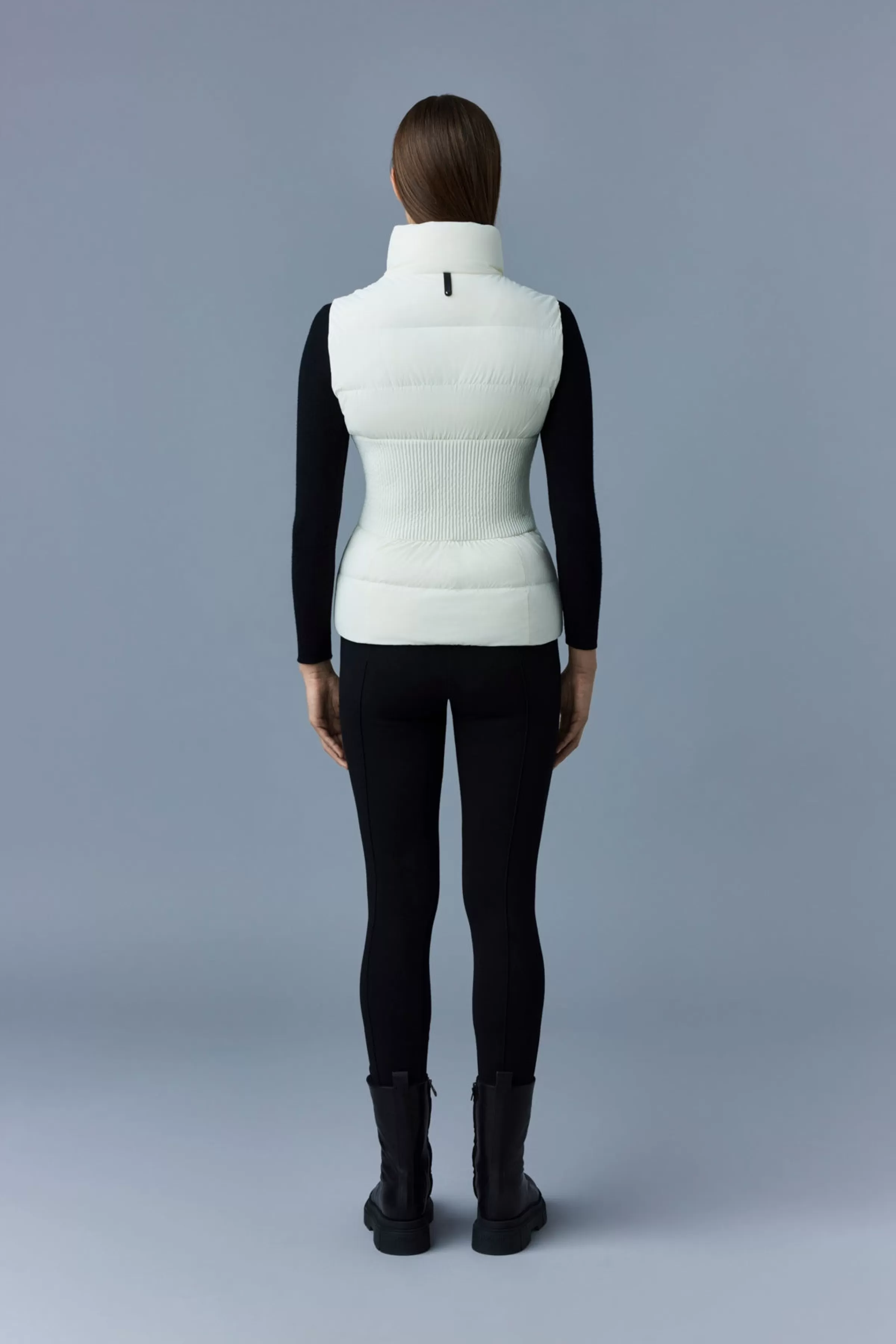 Gisela Stretch Light Down Vest With Stand Collar For Women | ® US | Mackage Store