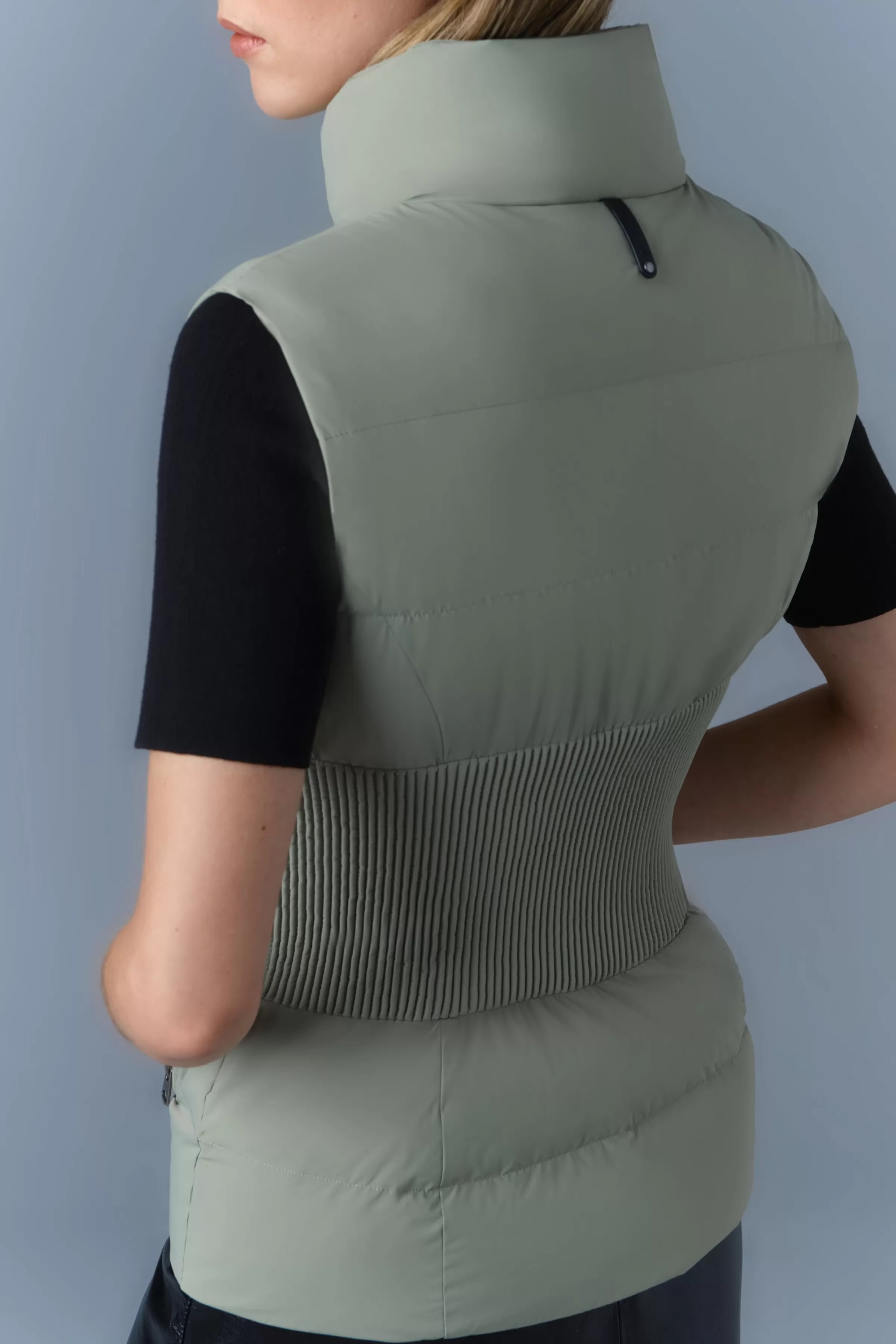 Gisela Stretch Light Down Vest With Stand Collar For Women | ® US | Mackage Store