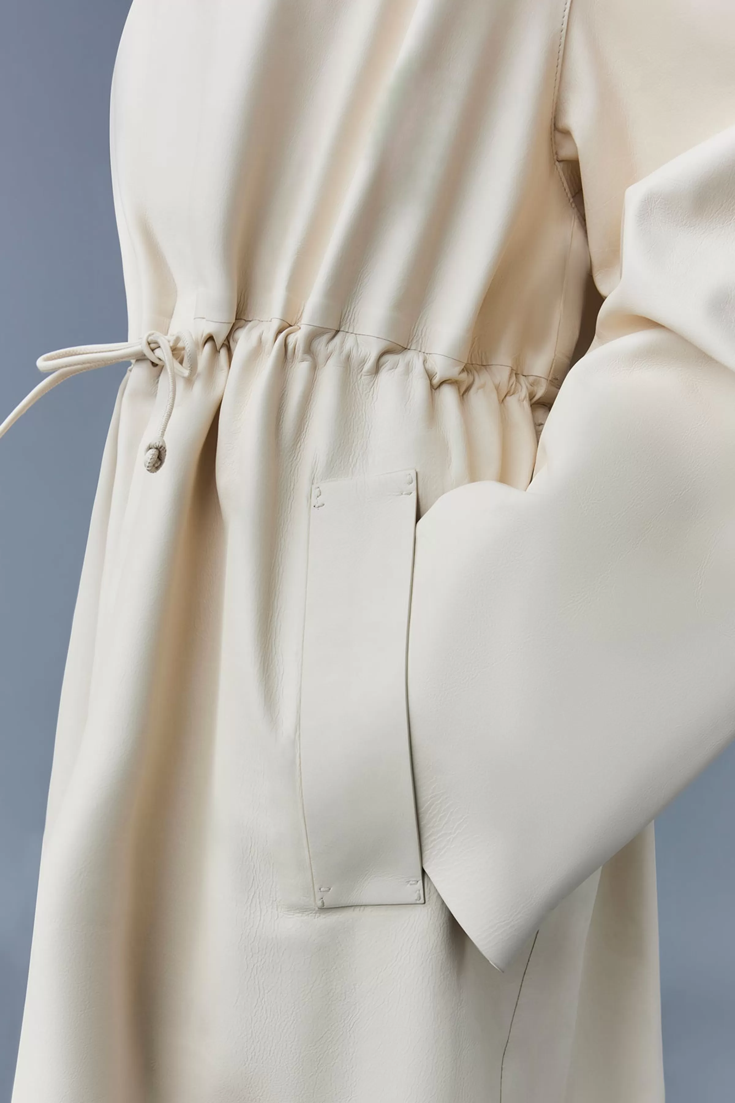 Glory, Calfskin Trench Coat With Waist Drawcord For Ladies | ® US | Mackage Online