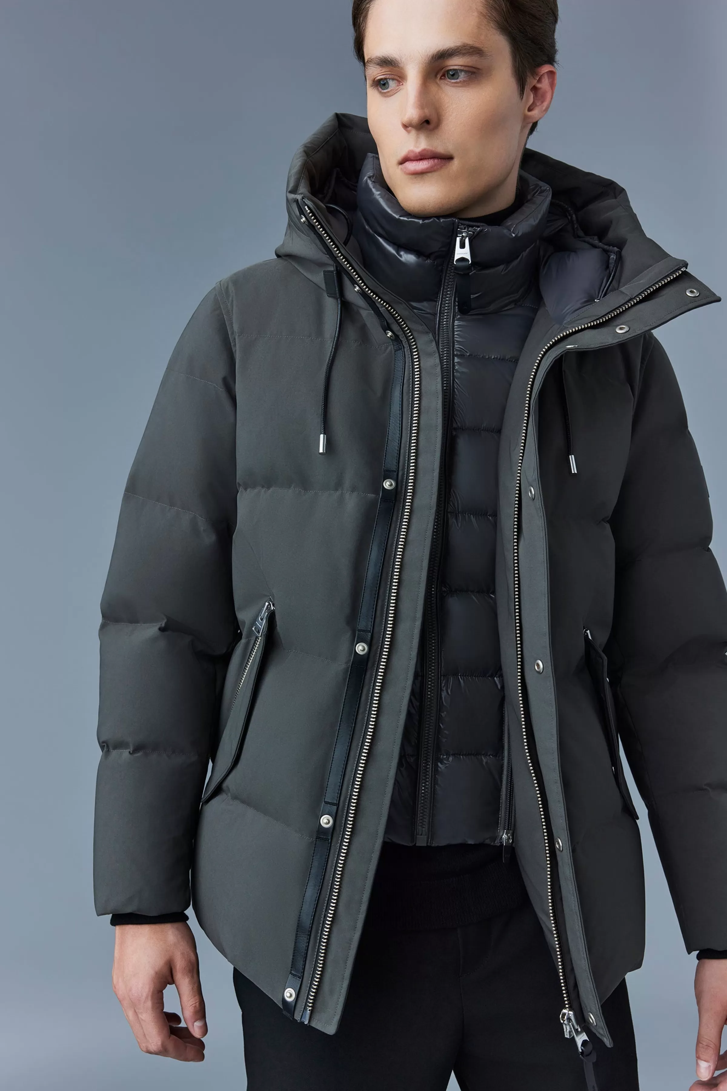 Graydon, 2-in-1 Lustrous Light Down Jacket For Men | ® US | Mackage Outlet