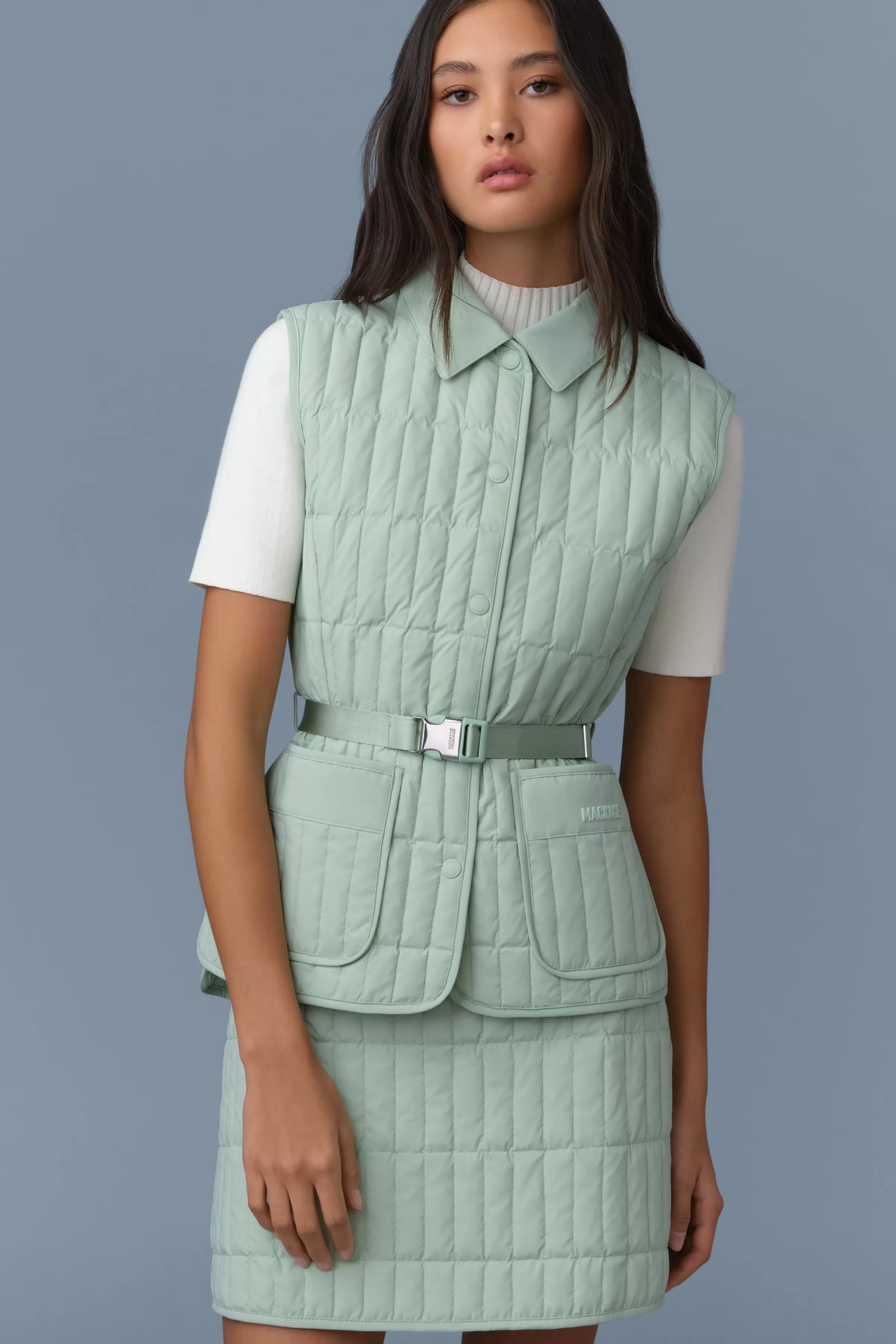 Helia, Light Down Vertical Quilted Vest | ® US | Mackage Hot