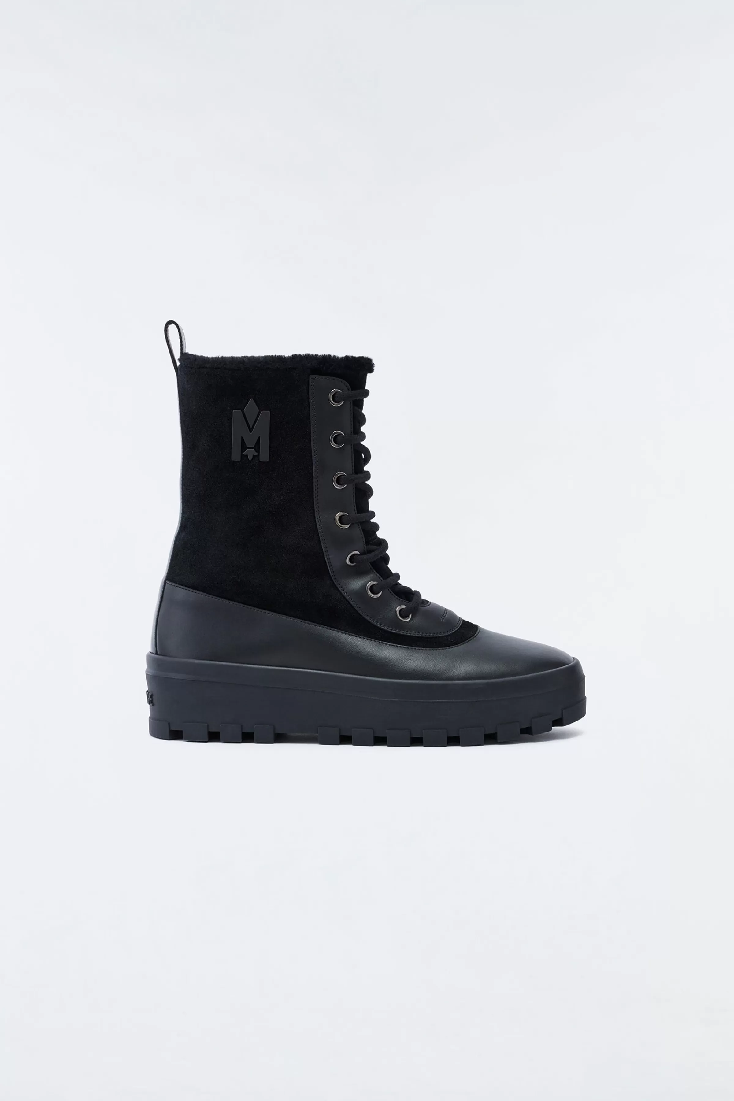 Hero, Shearling-lined Lamb Suede Winter Boot For Ladies | ® US | Mackage New