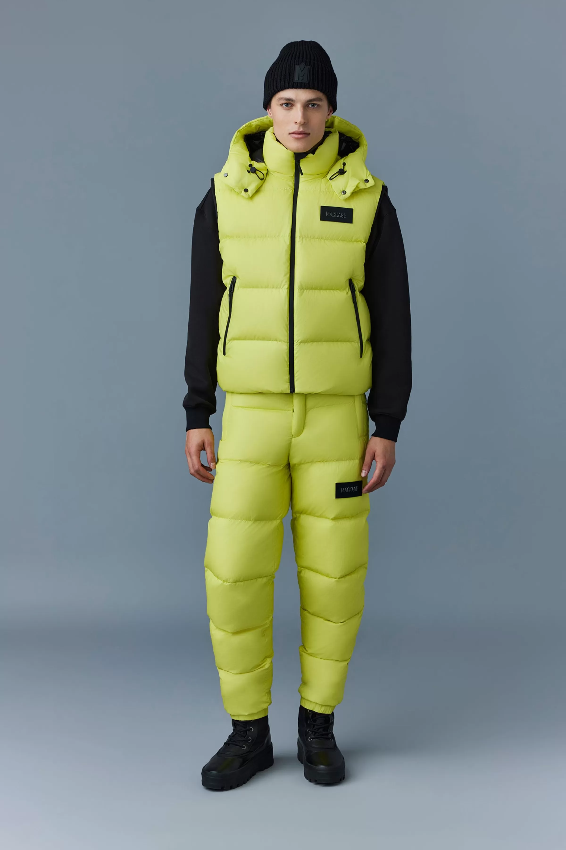 Hugh, Down Vest With Removable Hood For Men | ® US | Mackage Fashion