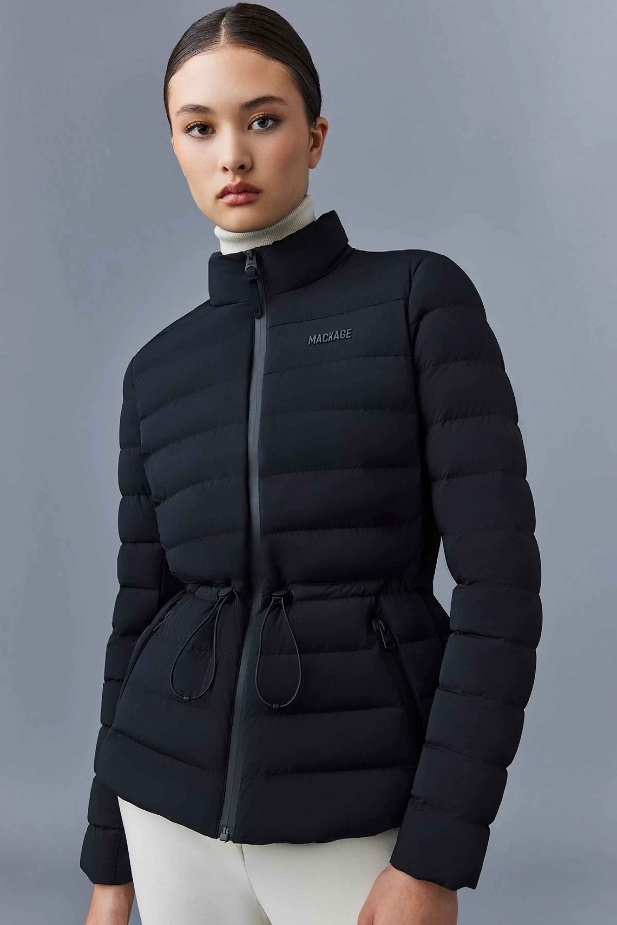 Jacey, Light Down Jacket With Stand Collar For Ladies | ® US | Mackage Outlet