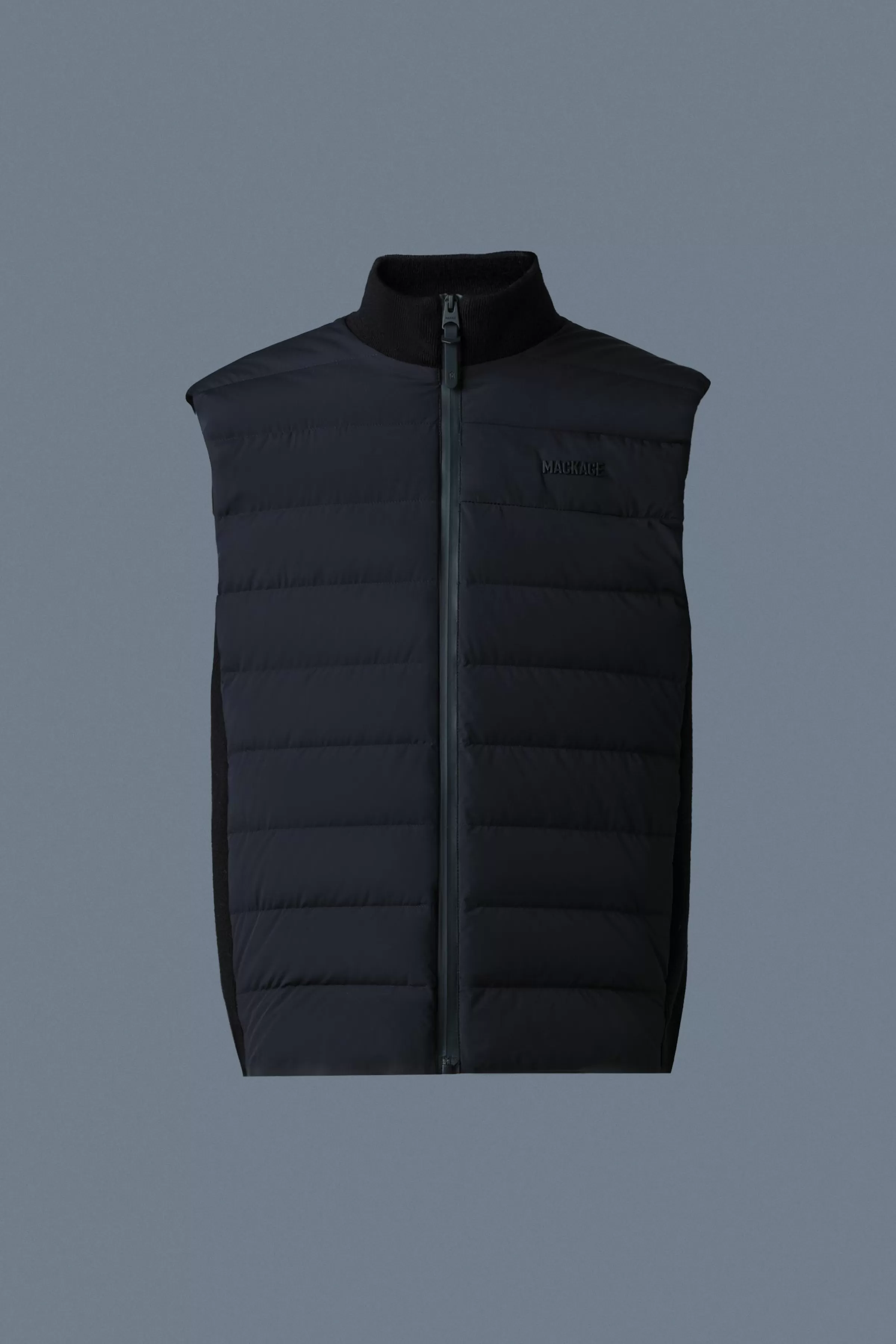 Jacob, Rib Knit Light Down Vest | ® US | Mackage Online