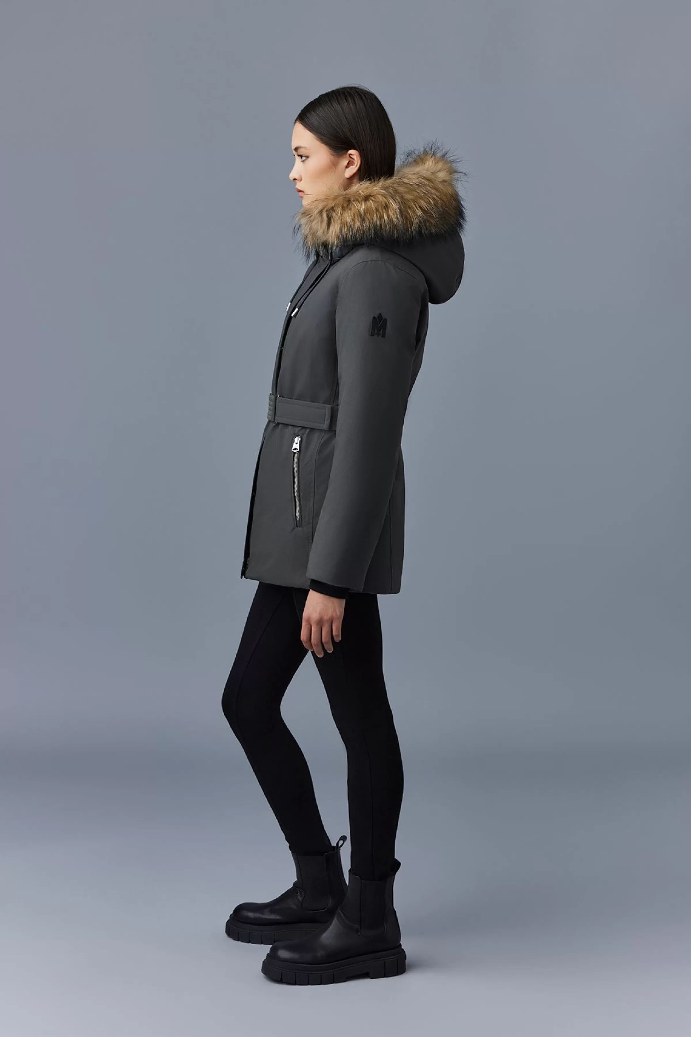 Jeni, 2-in-1 Down Parka With Removable Bib & Fur Trim For Ladies | ® US | Mackage Best Sale