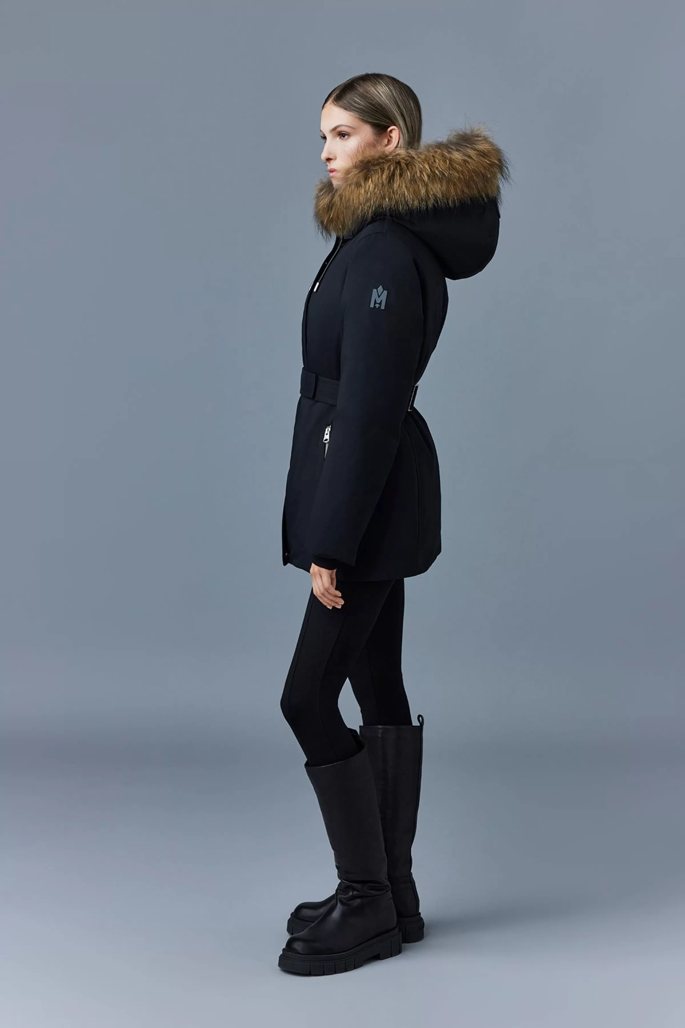 Jeni, 2-in-1 Down Parka With Removable Bib & Fur Trim For Ladies | ® US | Mackage Best Sale