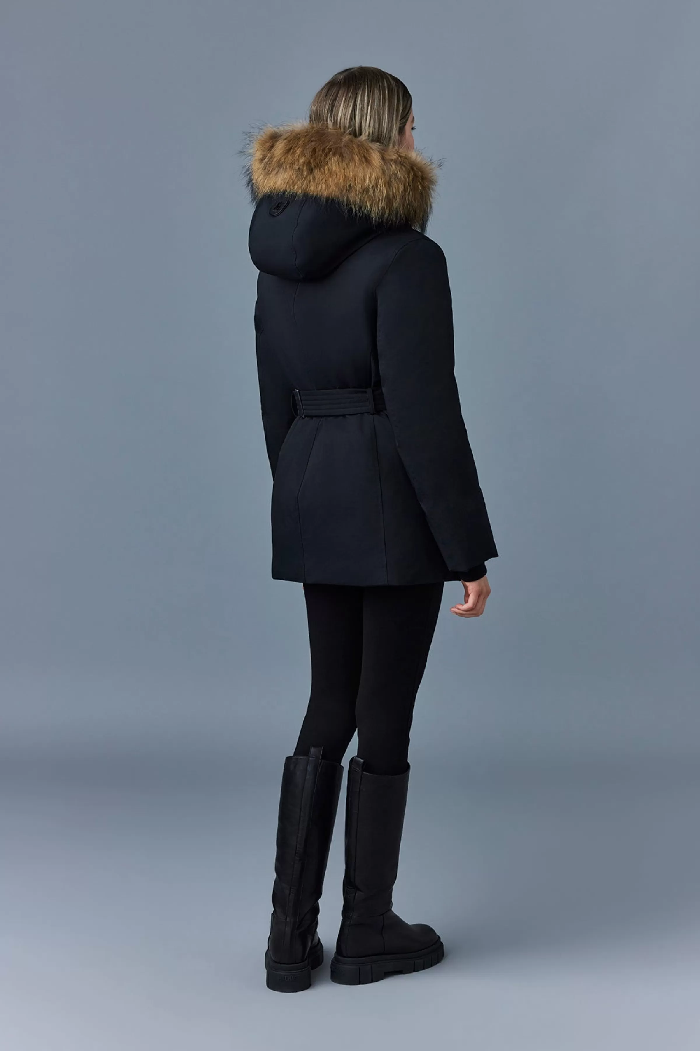 Jeni, 2-in-1 Down Parka With Removable Bib & Fur Trim For Ladies | ® US | Mackage Best Sale