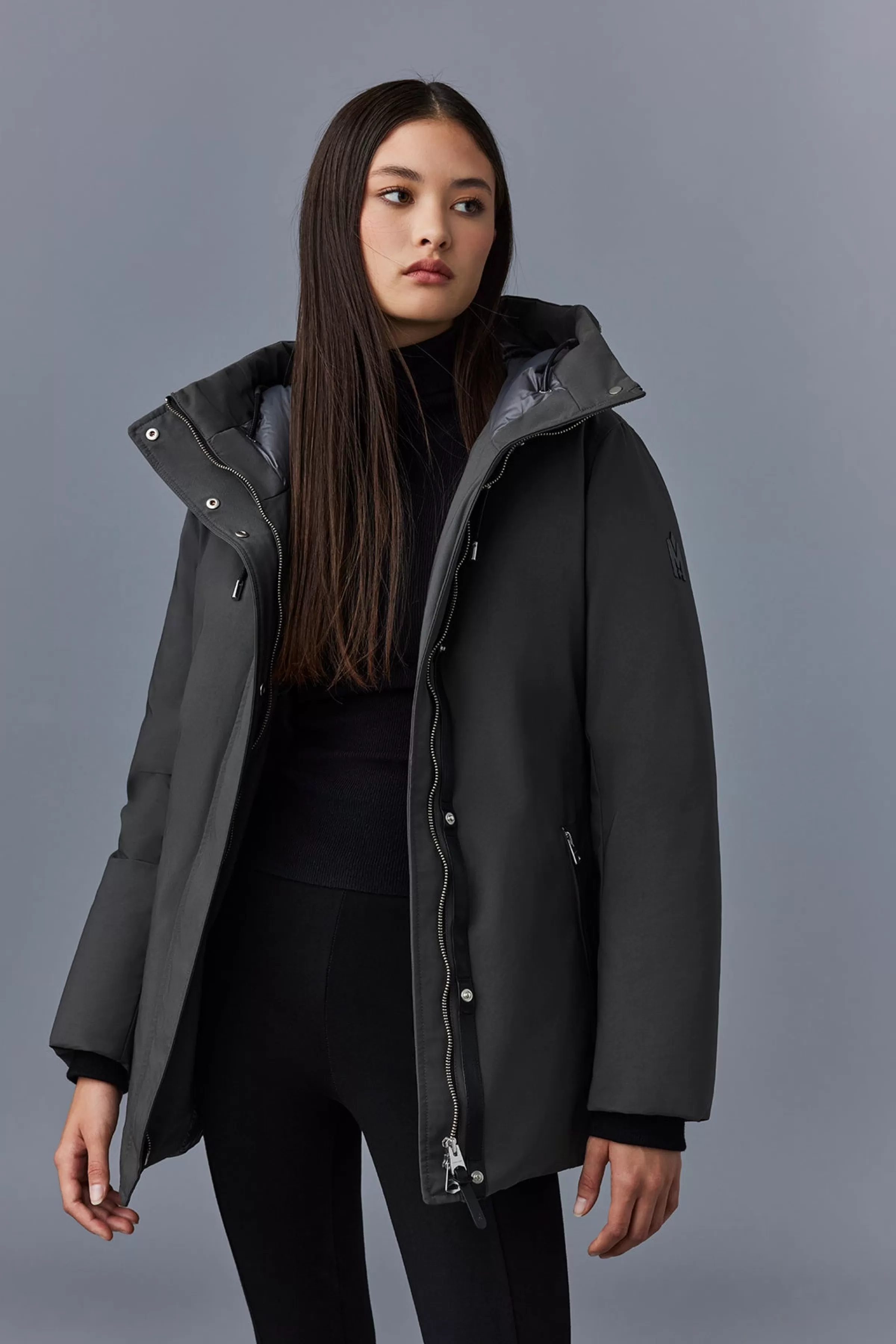 Jeni, 2-in-1 Down Parka With Removable Bib & Fur Trim For Ladies | ® US | Mackage Best Sale
