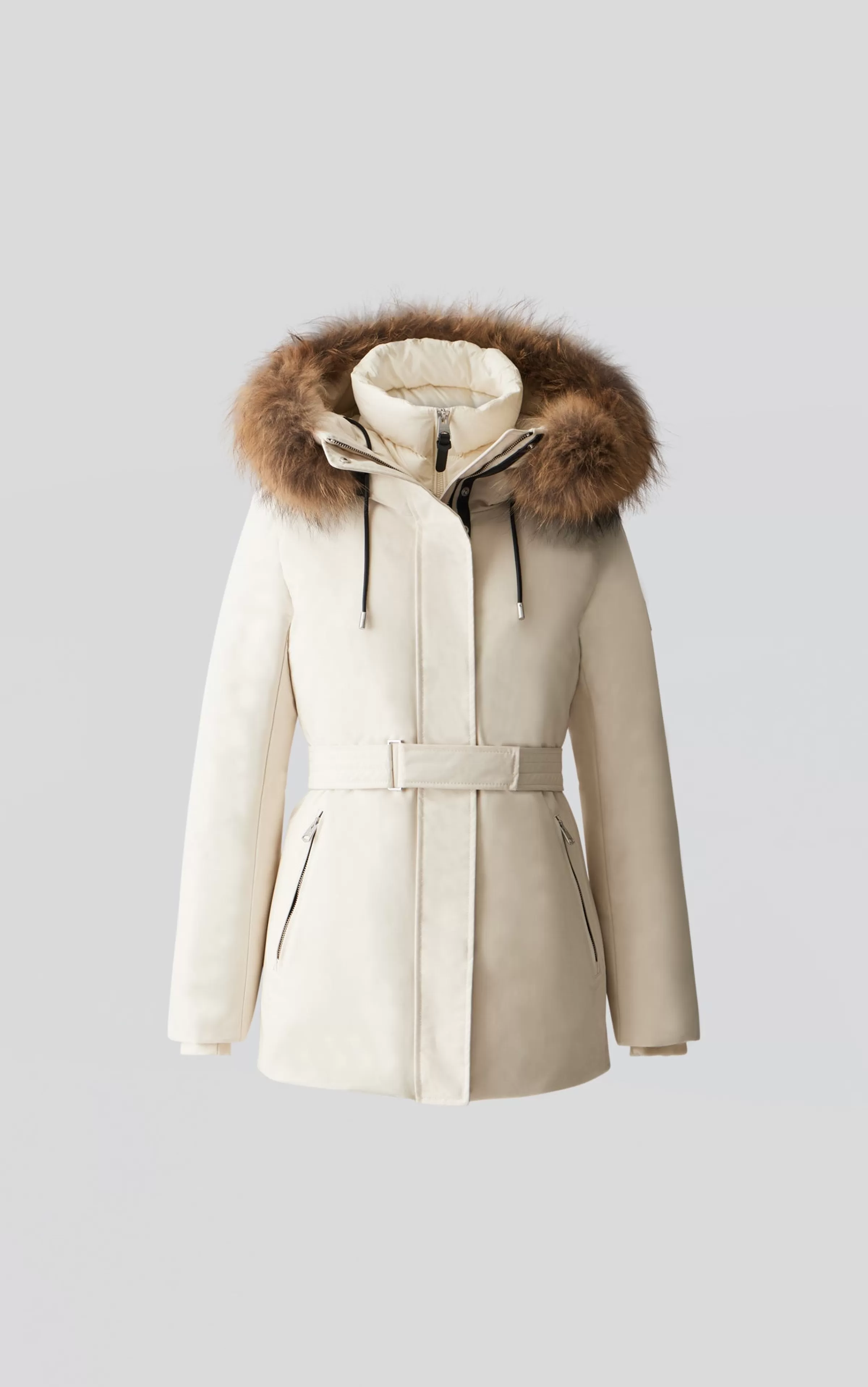 Jeni, 2-in-1 Down Parka With Removable Bib And Natural Fur For Ladies | ® US | Mackage Shop