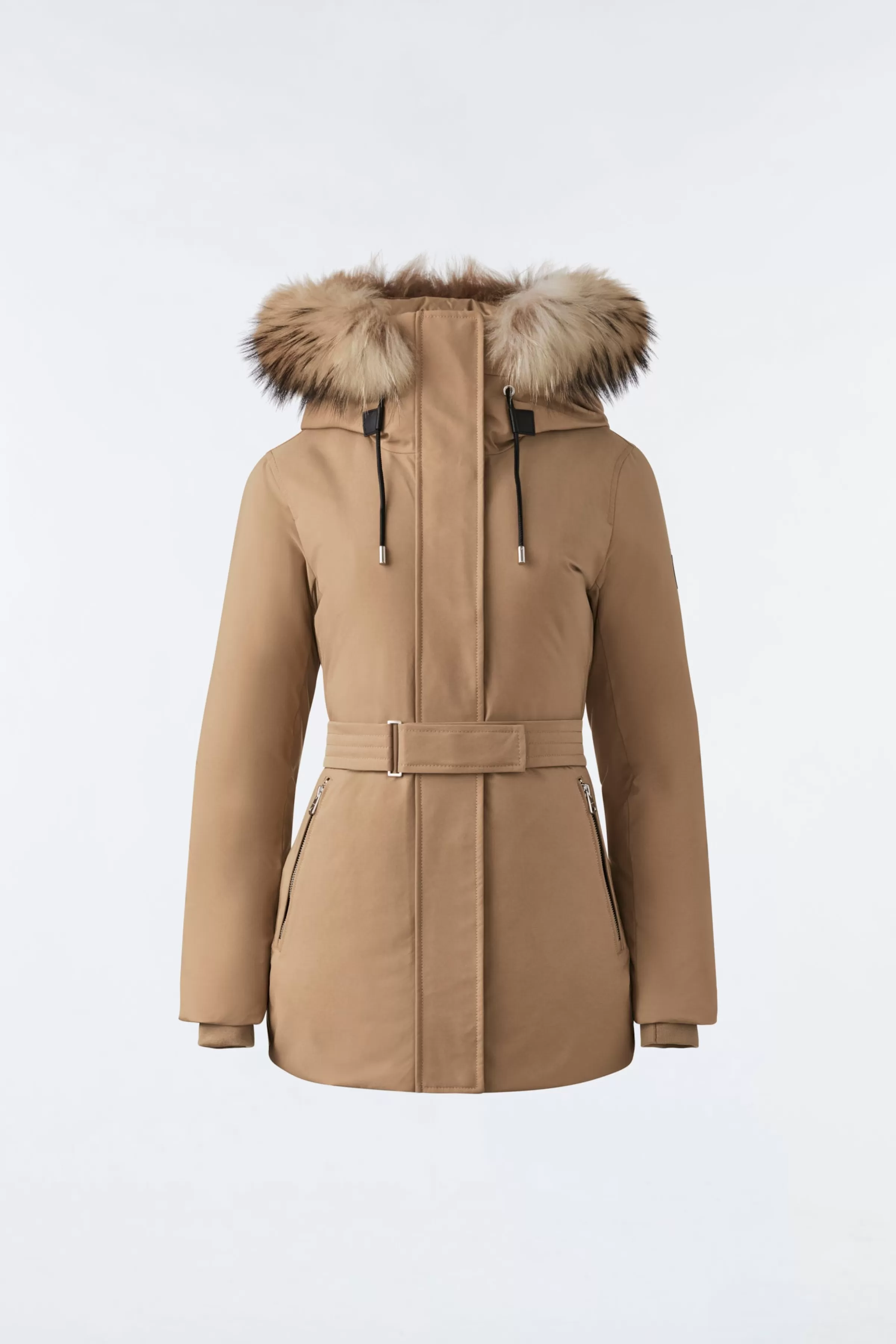 Jeni, 2-in-1 Down Parka With Removable Bib And Natural Fur For Ladies | ® US | Mackage Shop