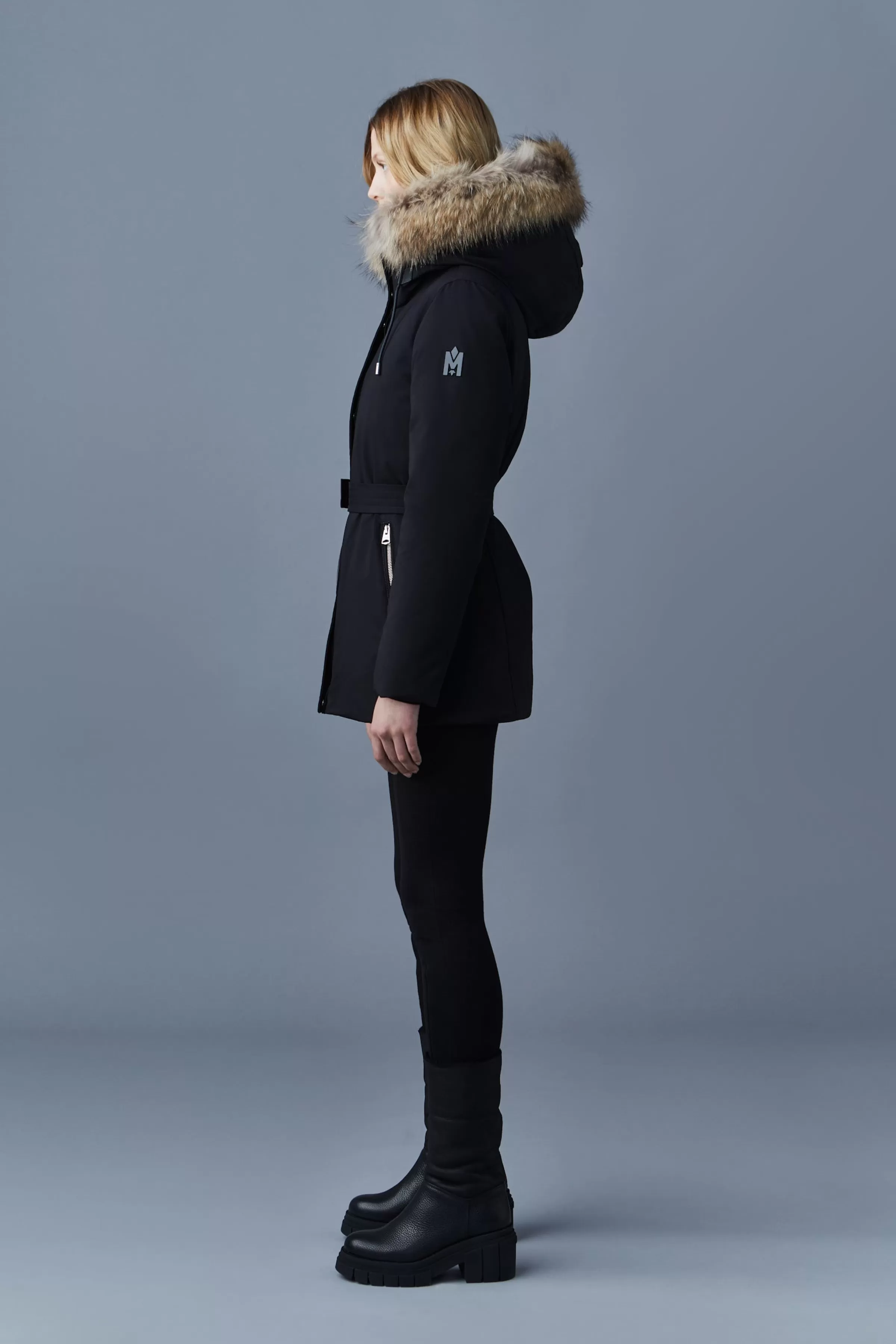 Jeni, 2-in-1 Down Parka With Removable Bib And Natural Fur For Ladies | ® US | Mackage Shop