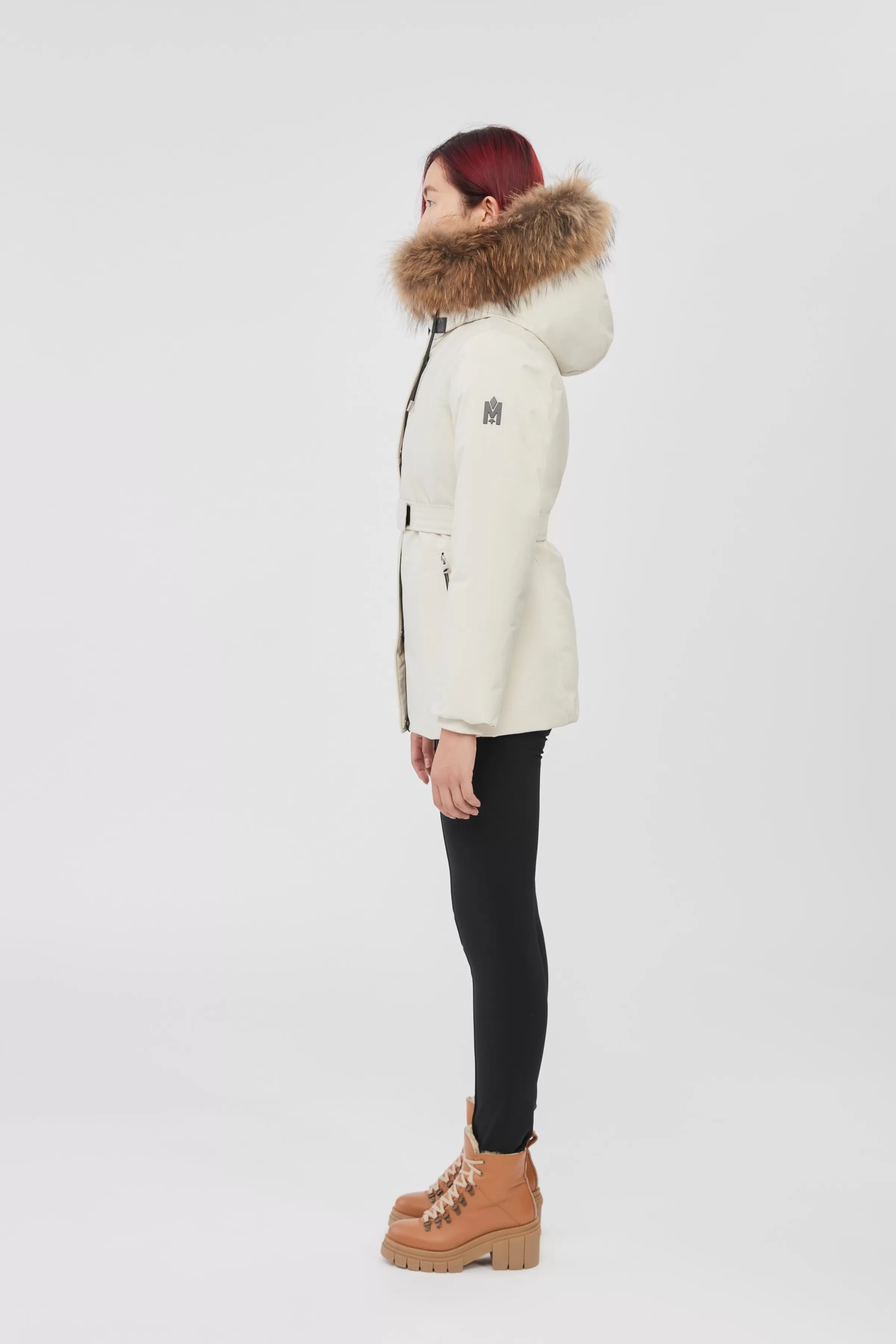 Jeni, 2-in-1 Down Parka With Removable Bib And Natural Fur For Ladies | ® US | Mackage Shop