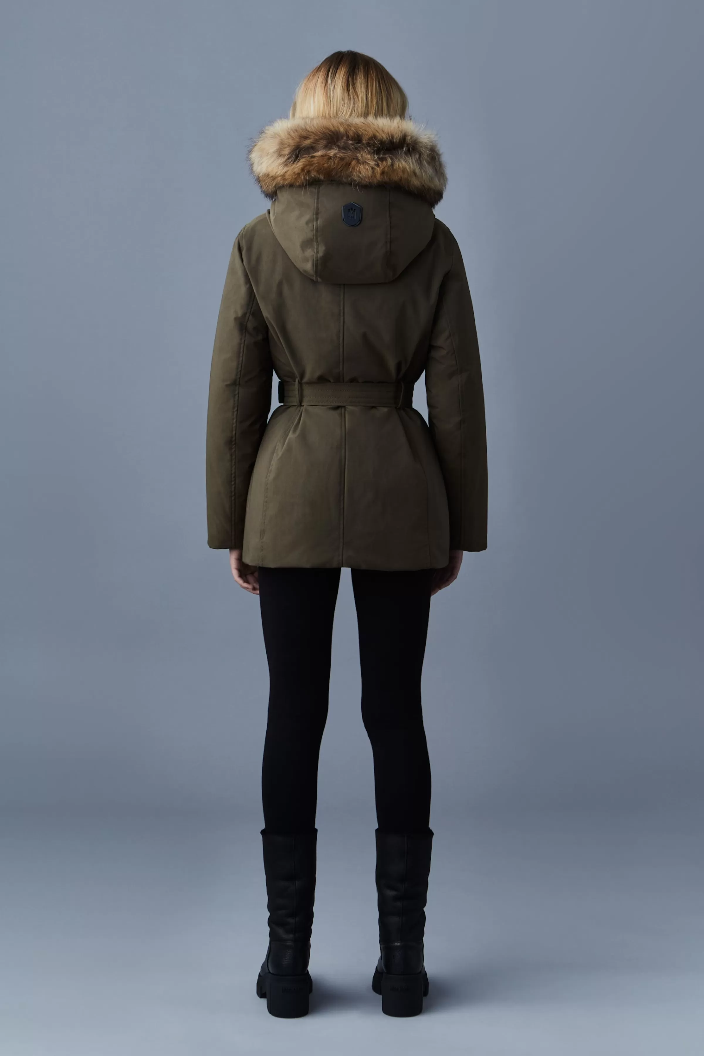 Jeni, 2-in-1 Down Parka With Removable Bib And Natural Fur For Ladies | ® US | Mackage Shop