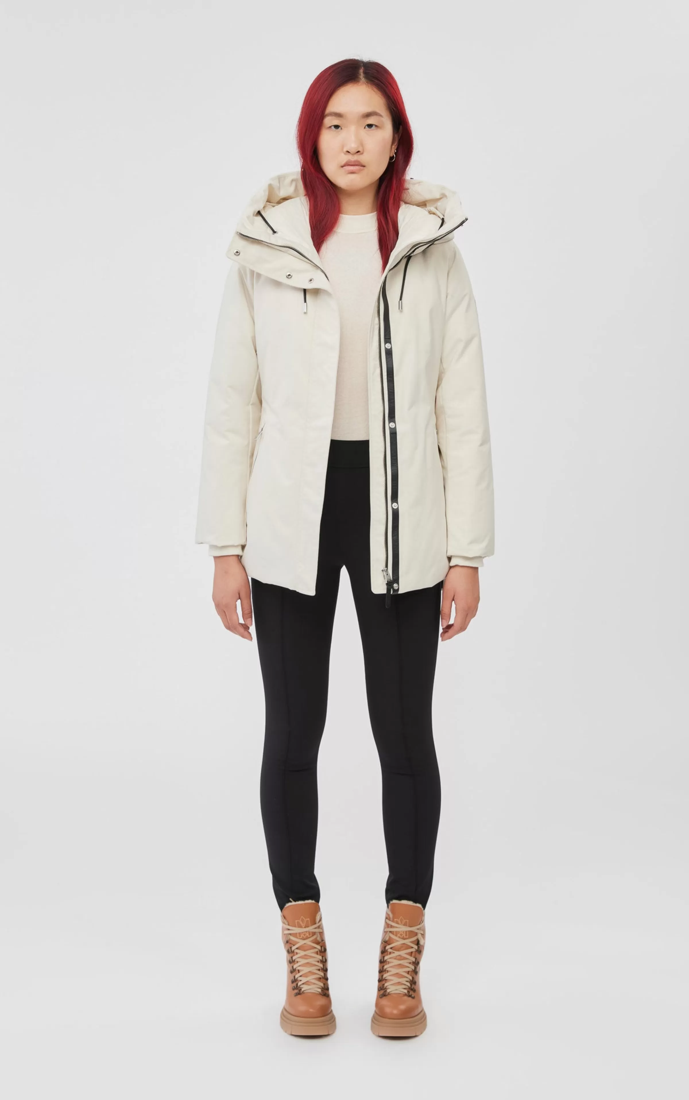 Jeni, 2-in-1 Down Parka With Removable Bib And Natural Fur For Ladies | ® US | Mackage Shop