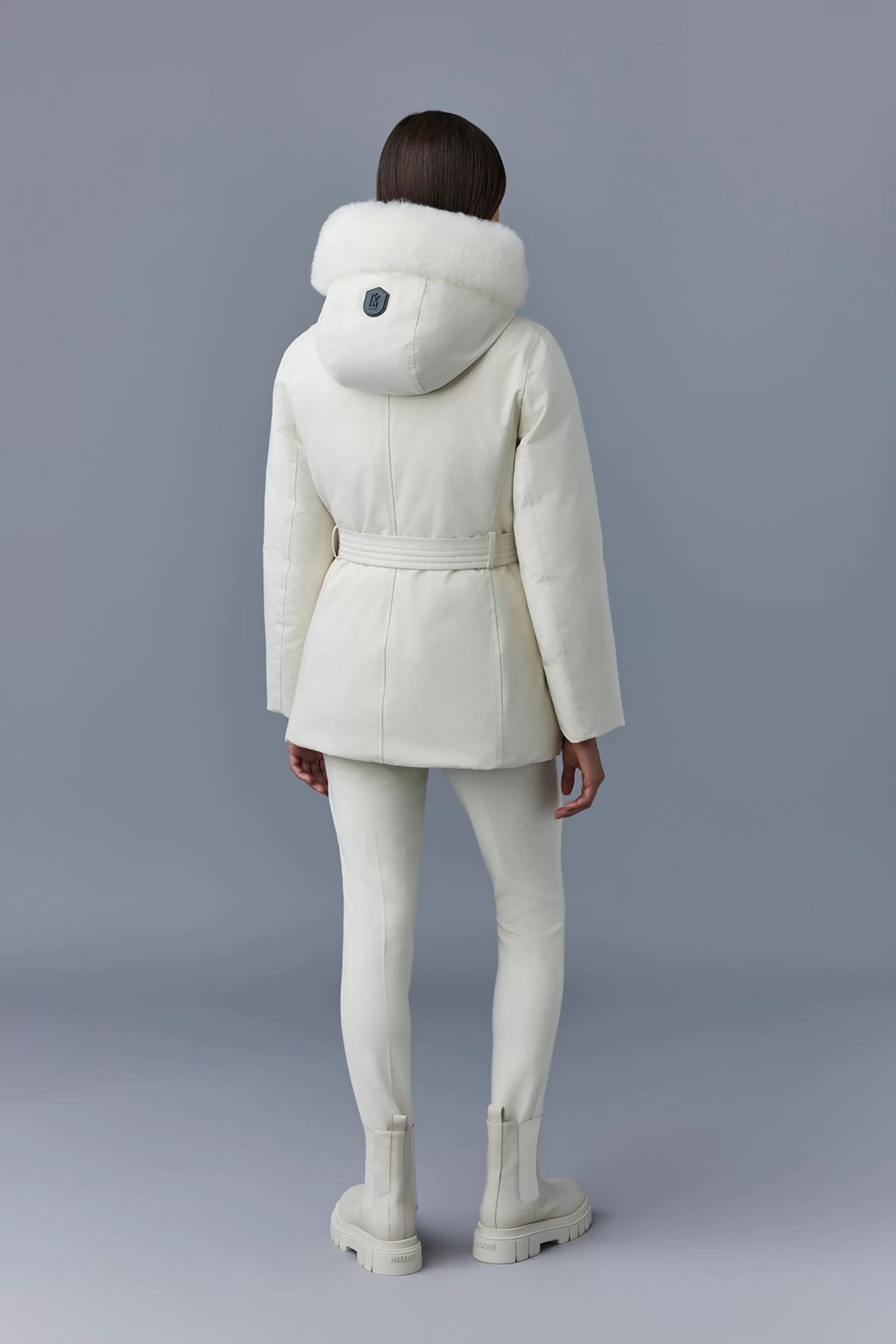 Jeni, 2-in-1 Down Parka With Removable Bib And Sheepskin Trim For Ladies | ® US | Mackage Hot