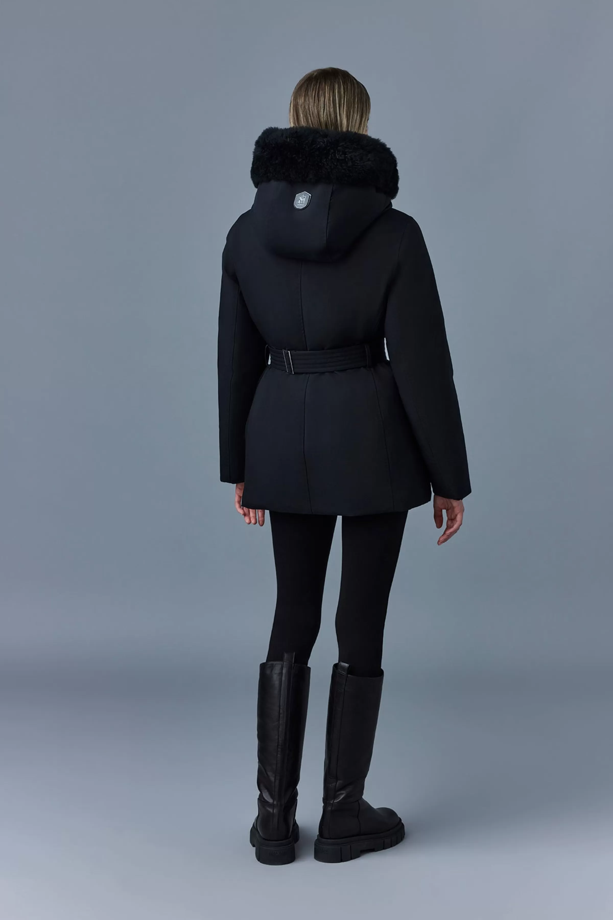 Jeni, 2-in-1 Down Parka With Removable Bib And Sheepskin Trim For Ladies | ® US | Mackage Hot