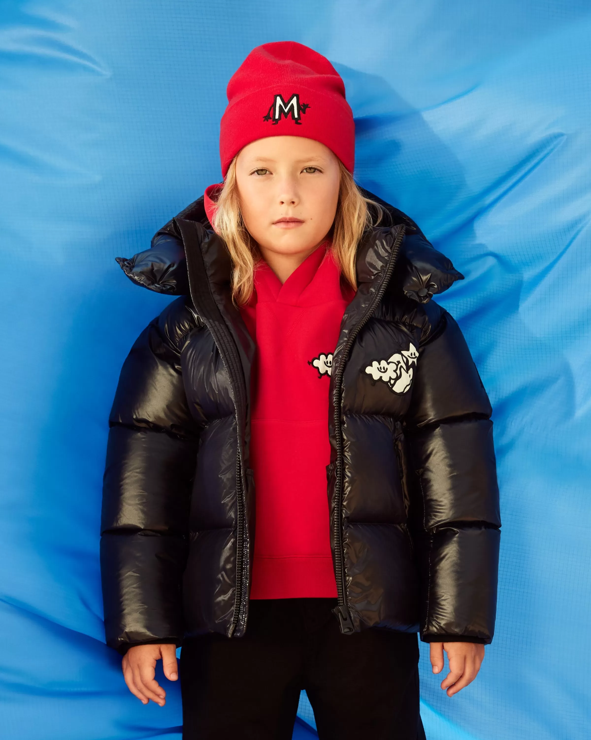 Jesse, Lightweight Down Jacket With Collab Logo And Graphics For Kids (8-14 Years) | ® US | Mackage Cheap