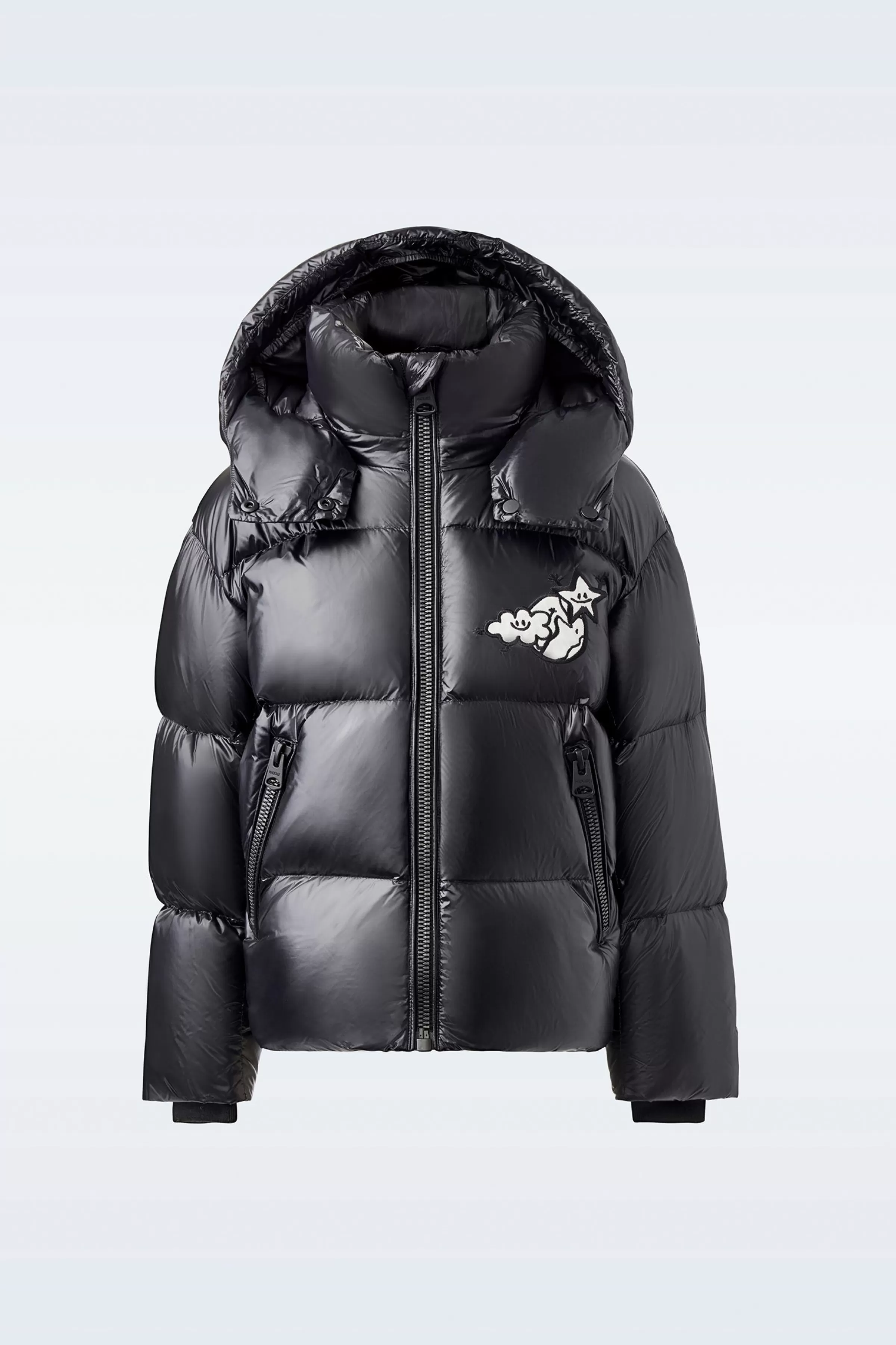 Jesse, Lightweight Down Jacket With Collab Logo And Graphics For Kids (8-14 Years) | ® US | Mackage Cheap
