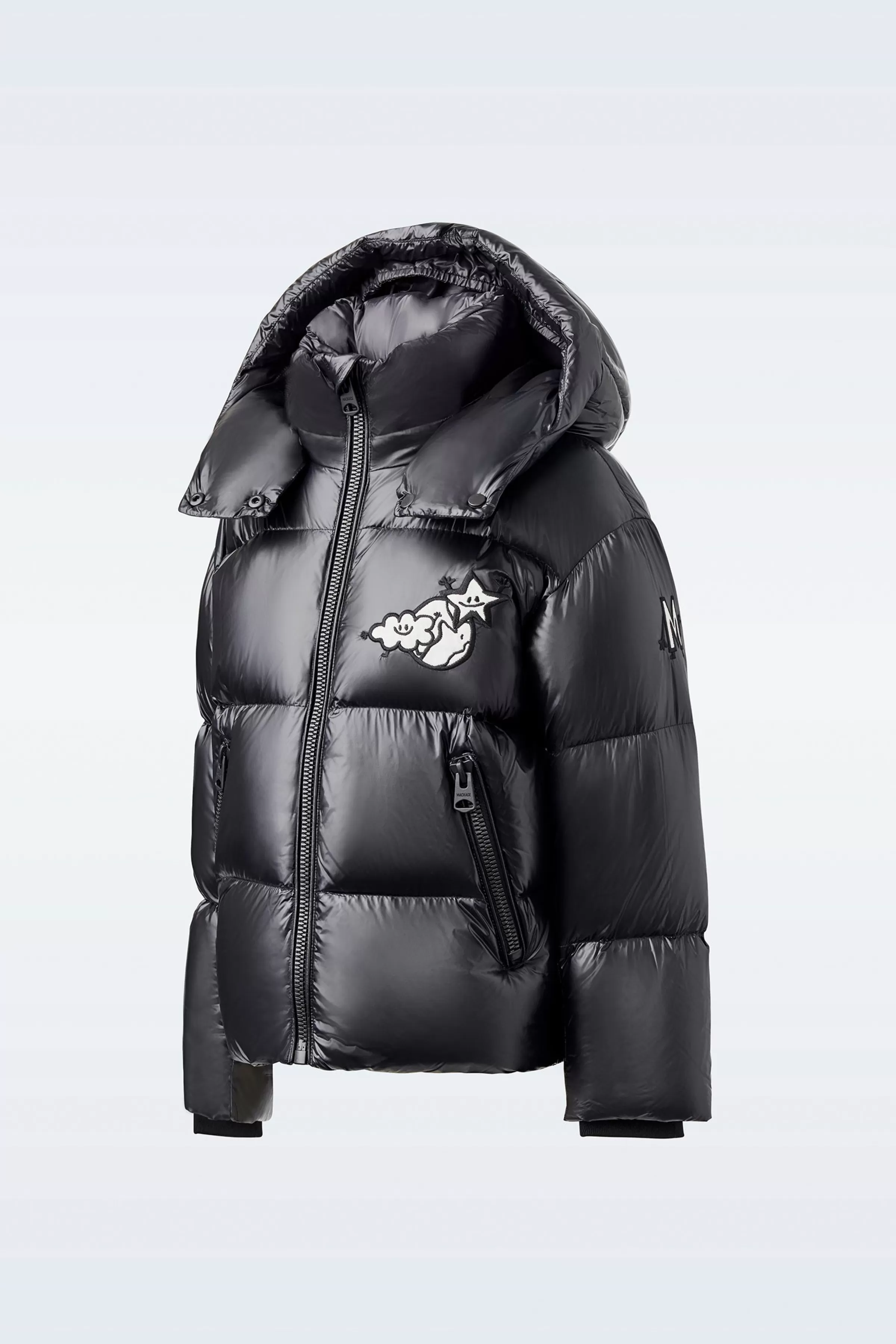 Jesse, Lightweight Down Jacket With Collab Logo And Graphics For Kids (8-14 Years) | ® US | Mackage Cheap
