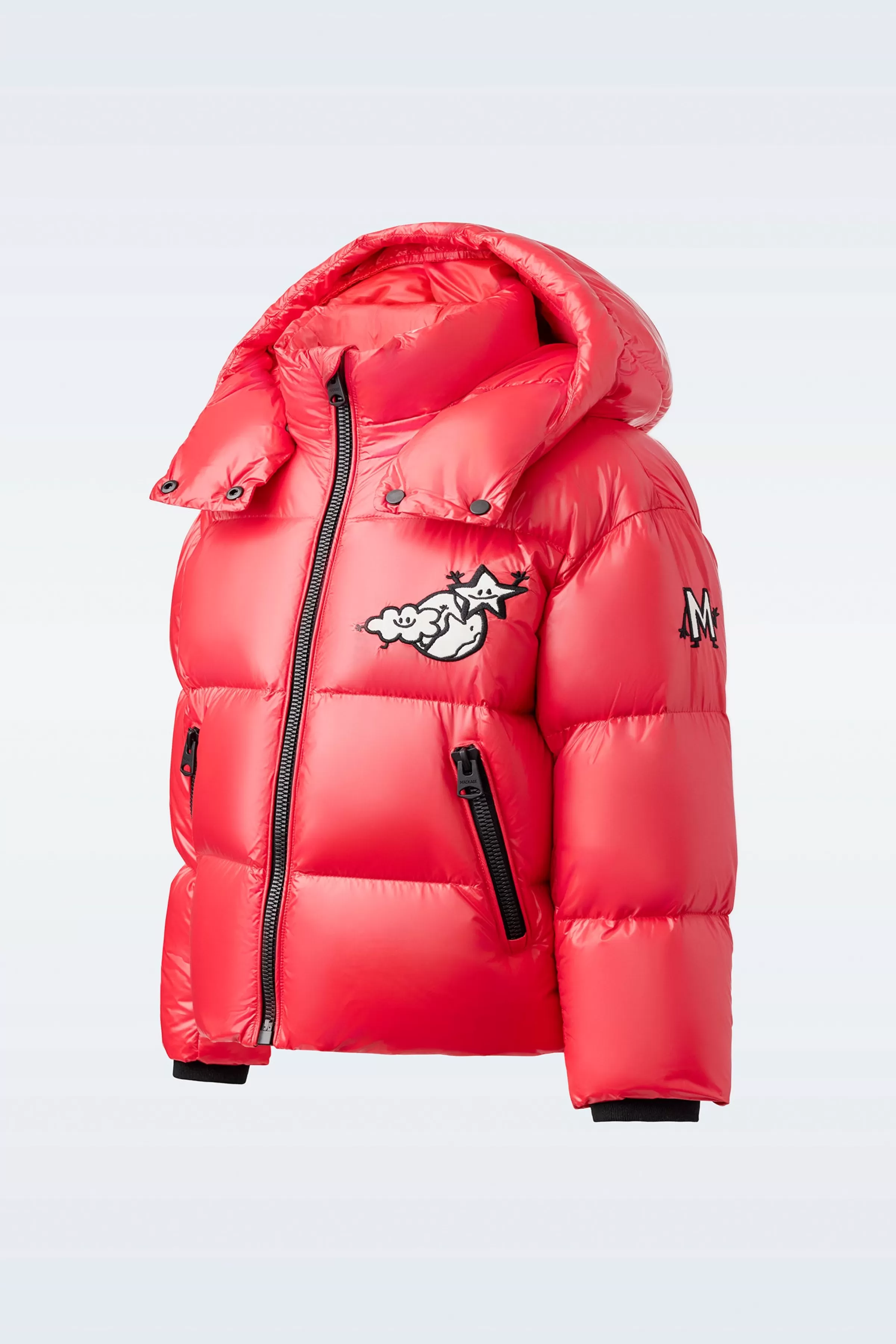 Jesse, Lightweight Down Jacket With Collab Logo And Graphics For Kids (8-14 Years) | ® US | Mackage Cheap