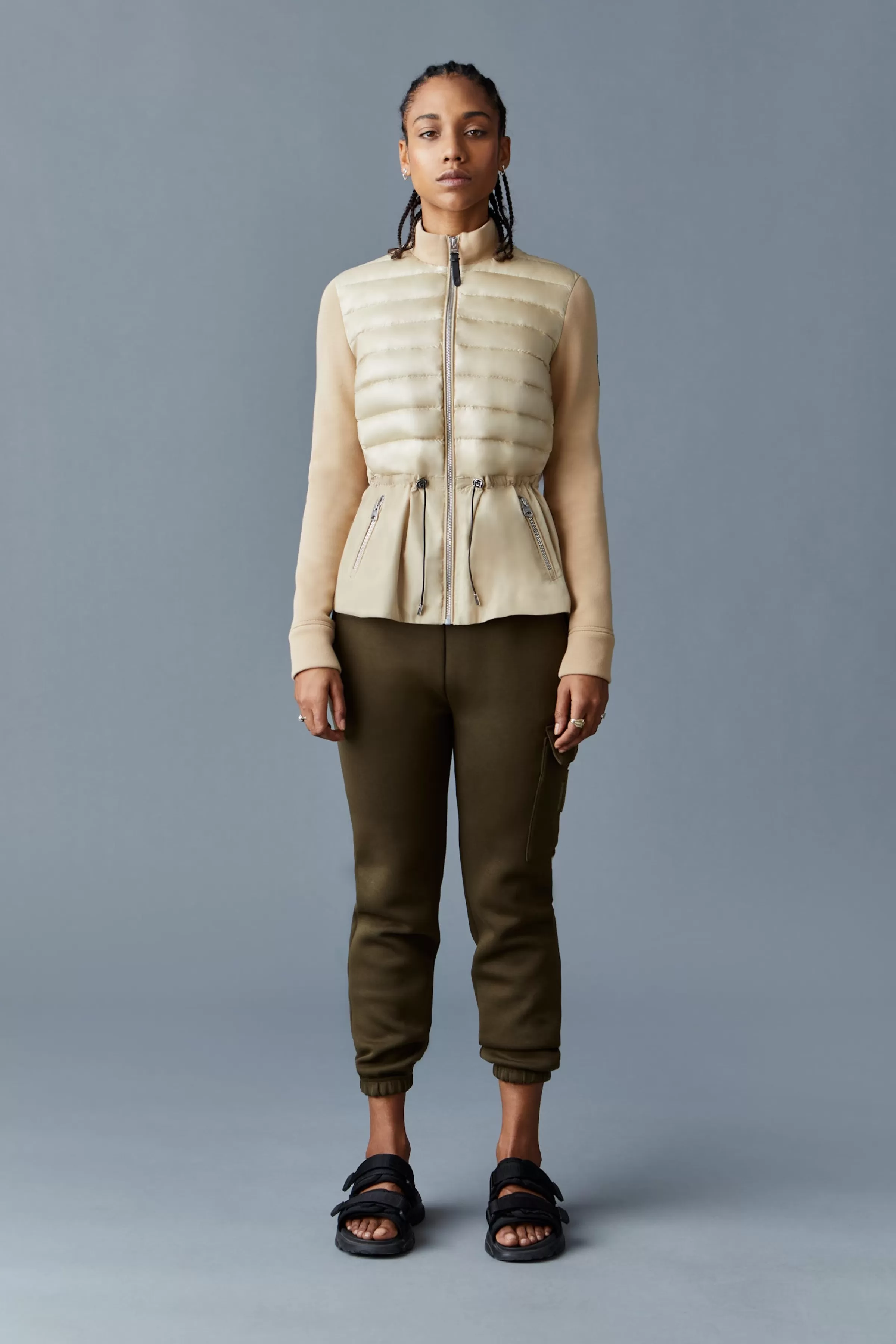 Joyce, Hybrid Jacket With Peplum For Ladies | ® US | Mackage Sale