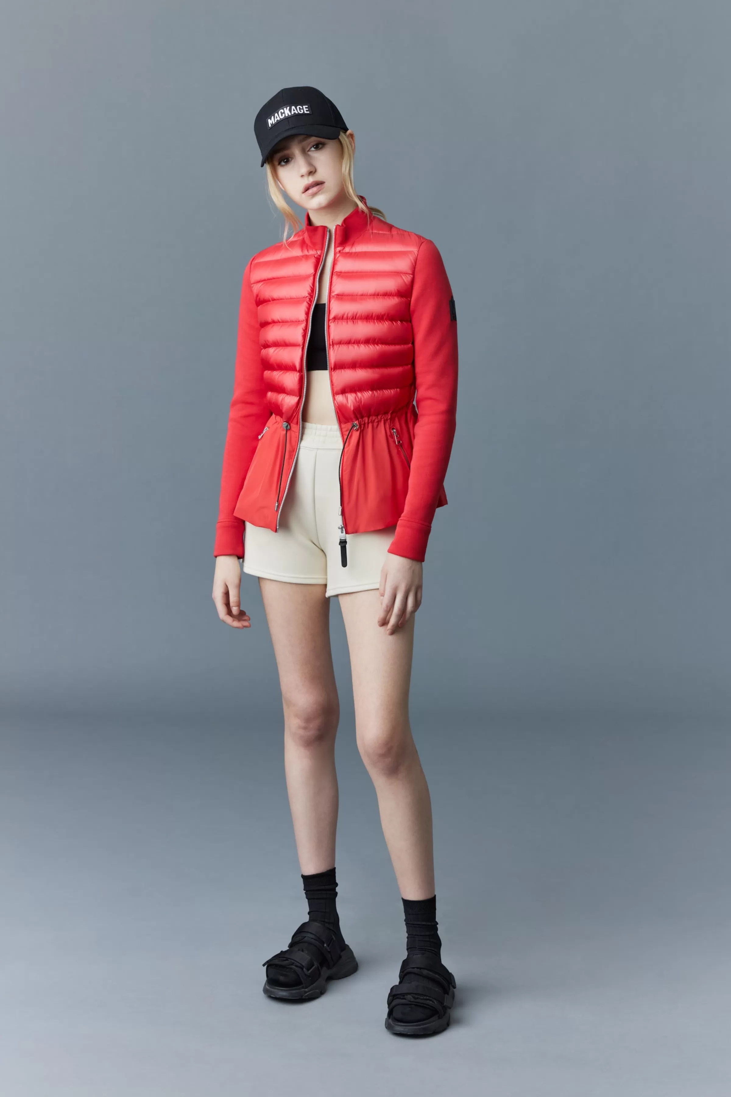 Joyce, Hybrid Jacket With Peplum For Ladies | ® US | Mackage Sale