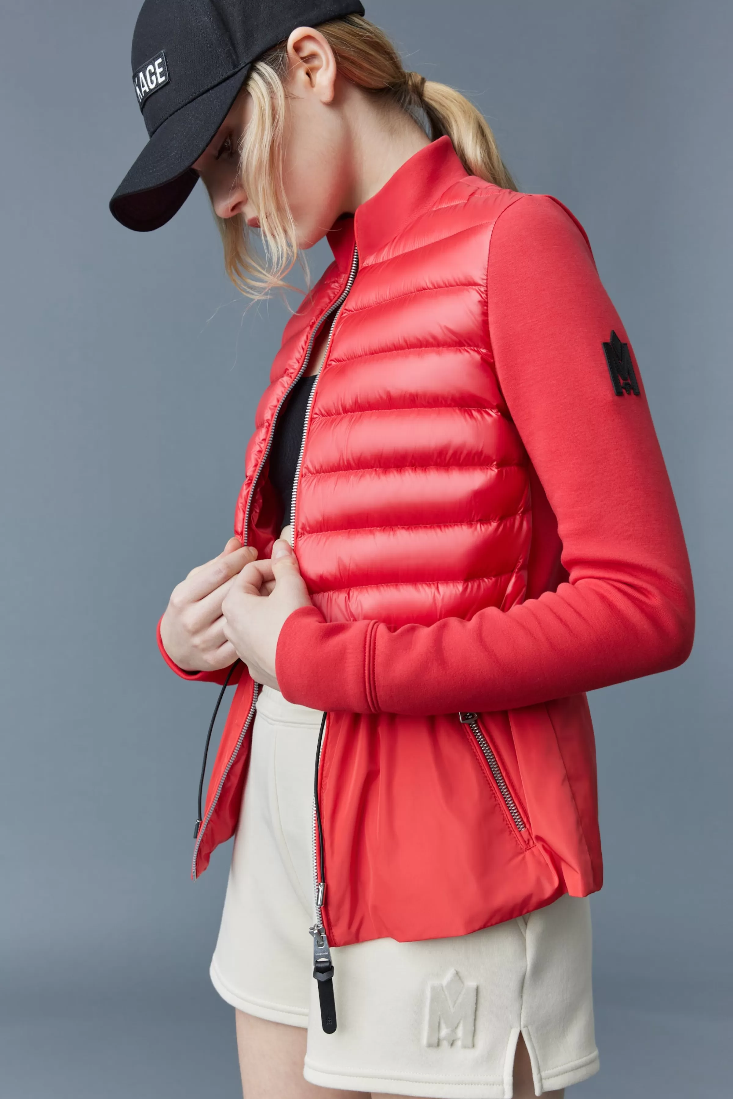Joyce, Hybrid Jacket With Peplum For Ladies | ® US | Mackage Sale