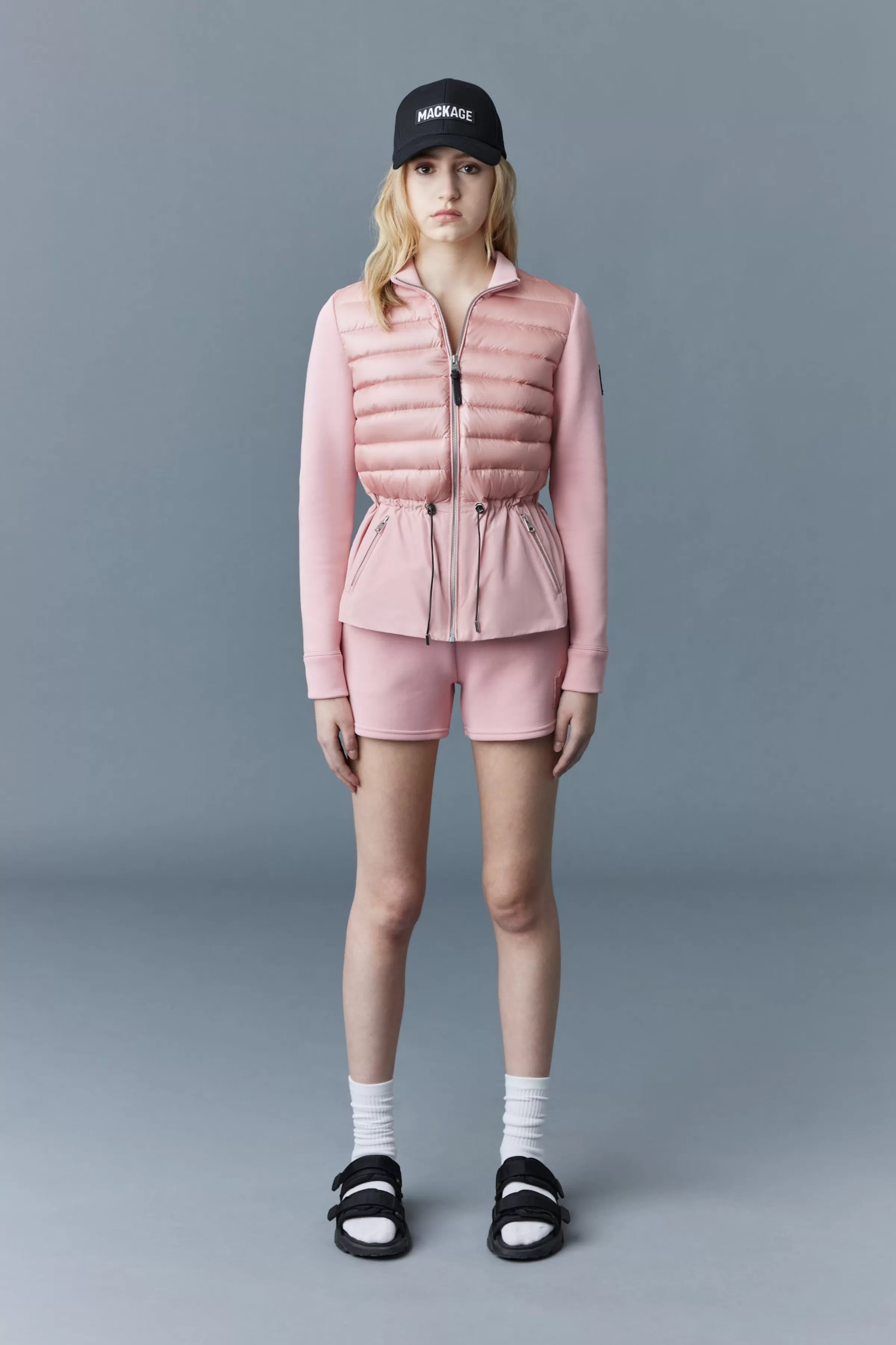 Joyce, Hybrid Jacket With Peplum For Ladies | ® US | Mackage New