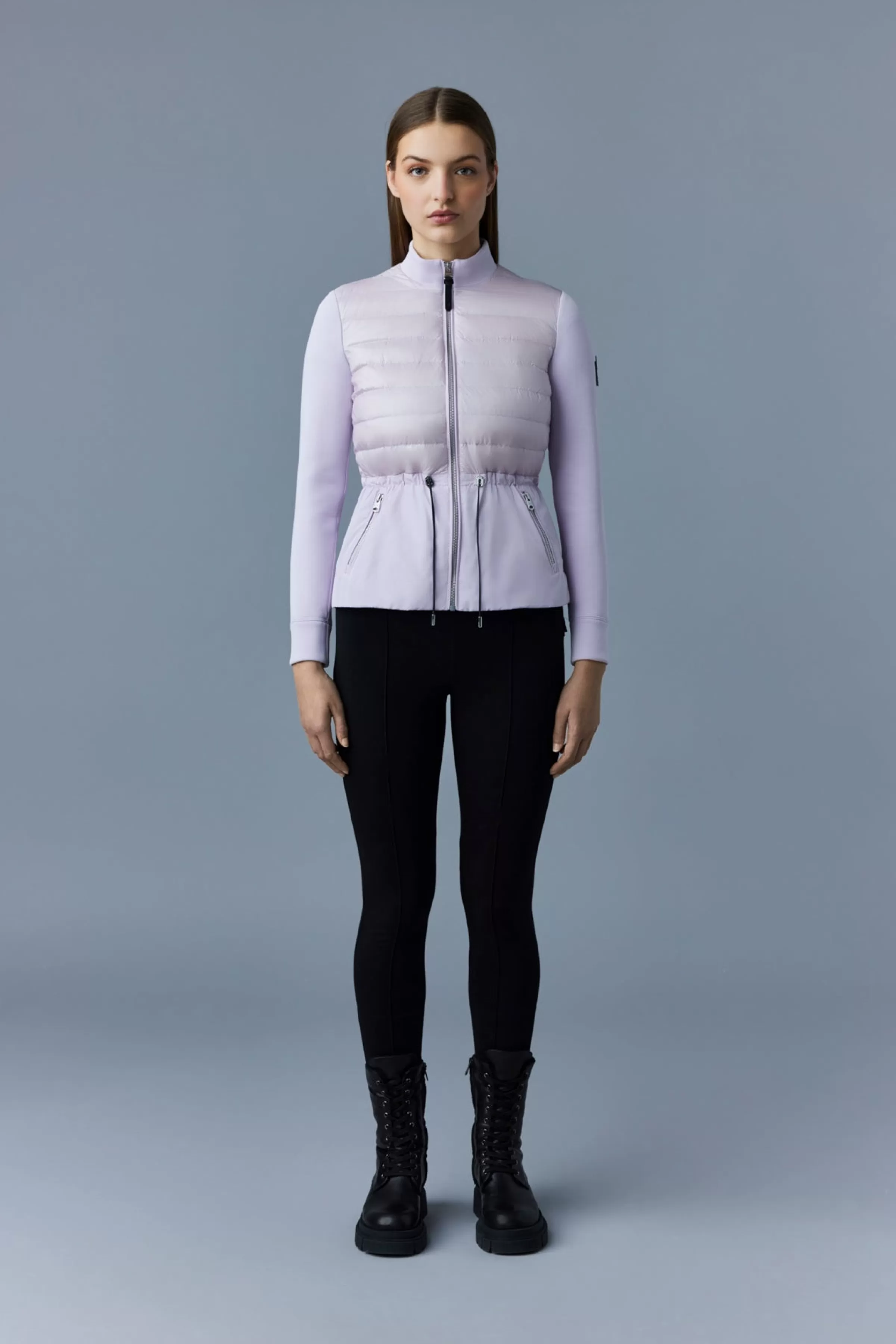 Joyce, Hybrid Jacket With Peplum For Ladies | ® US | Mackage New