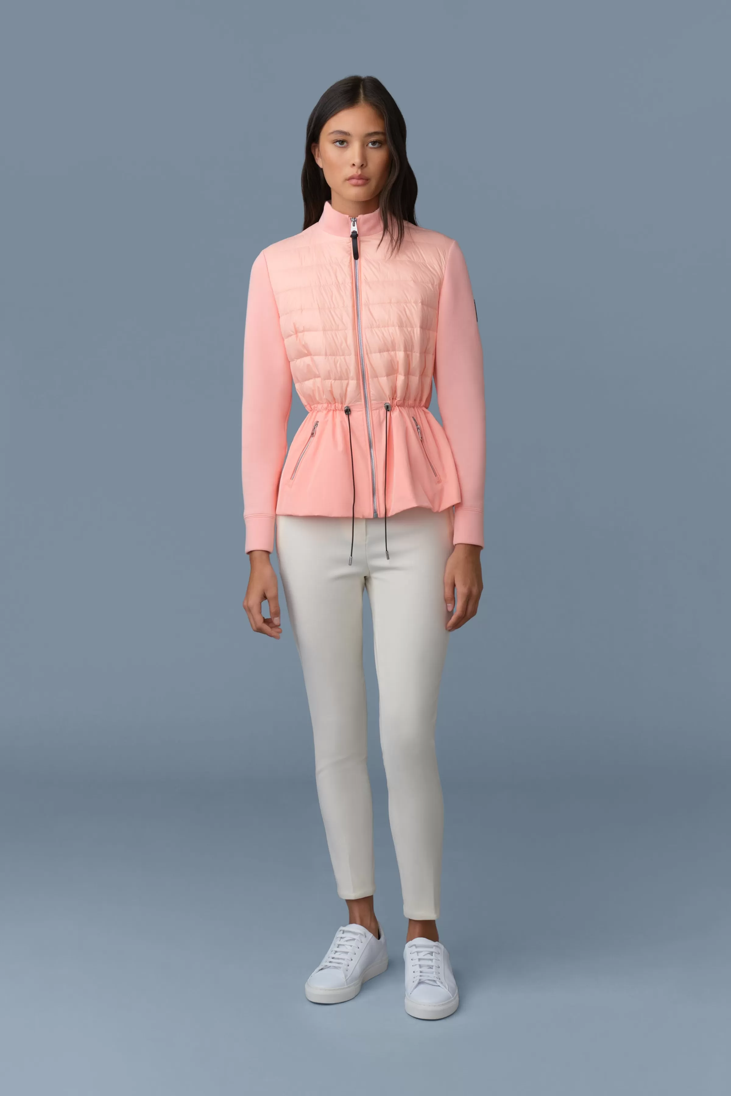 Joyce, Hybrid Jacket With Peplum For Ladies | ® US | Mackage New