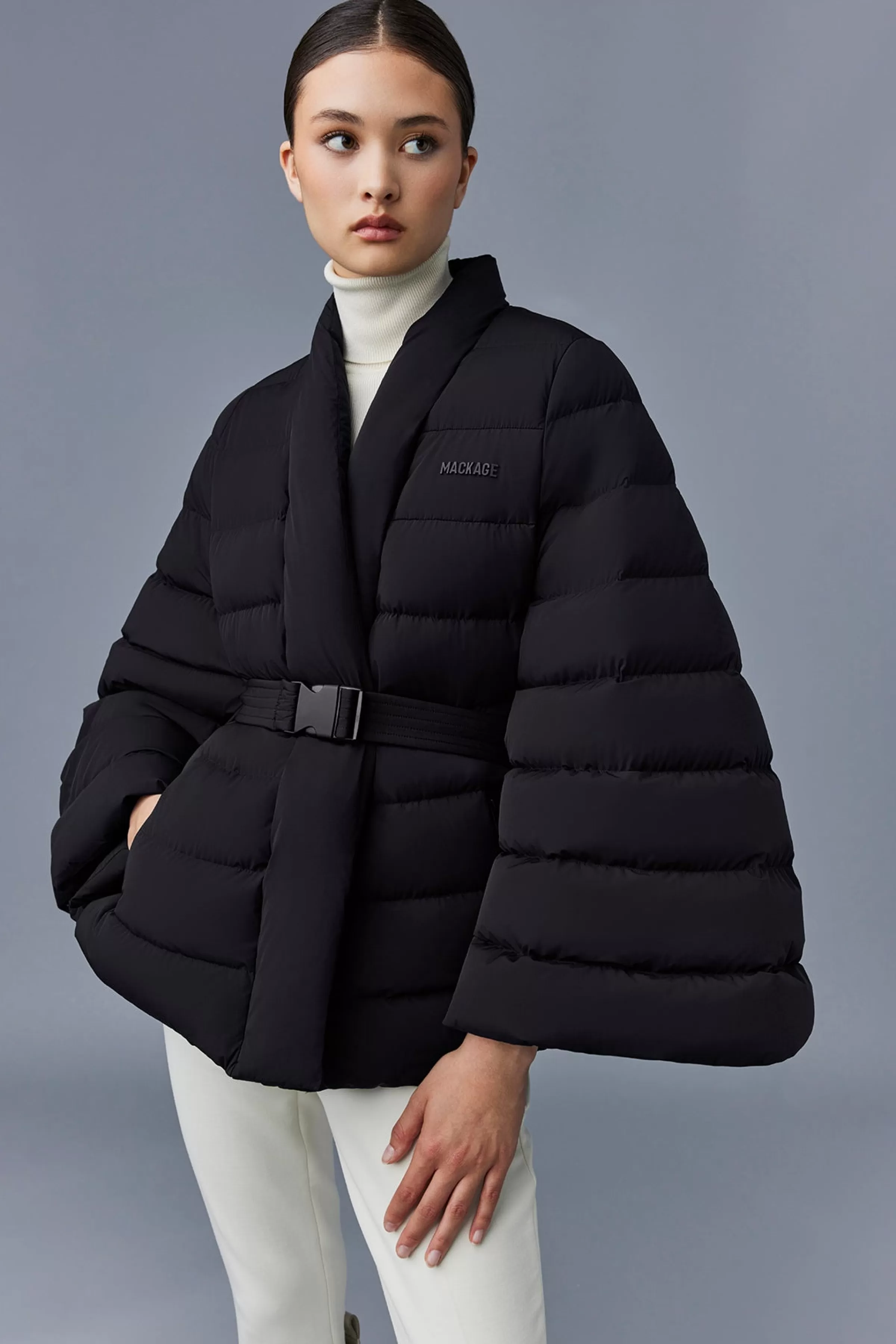 Julieta, Light Down Wrap Coat For Ladies | ® US | Mackage Cheap