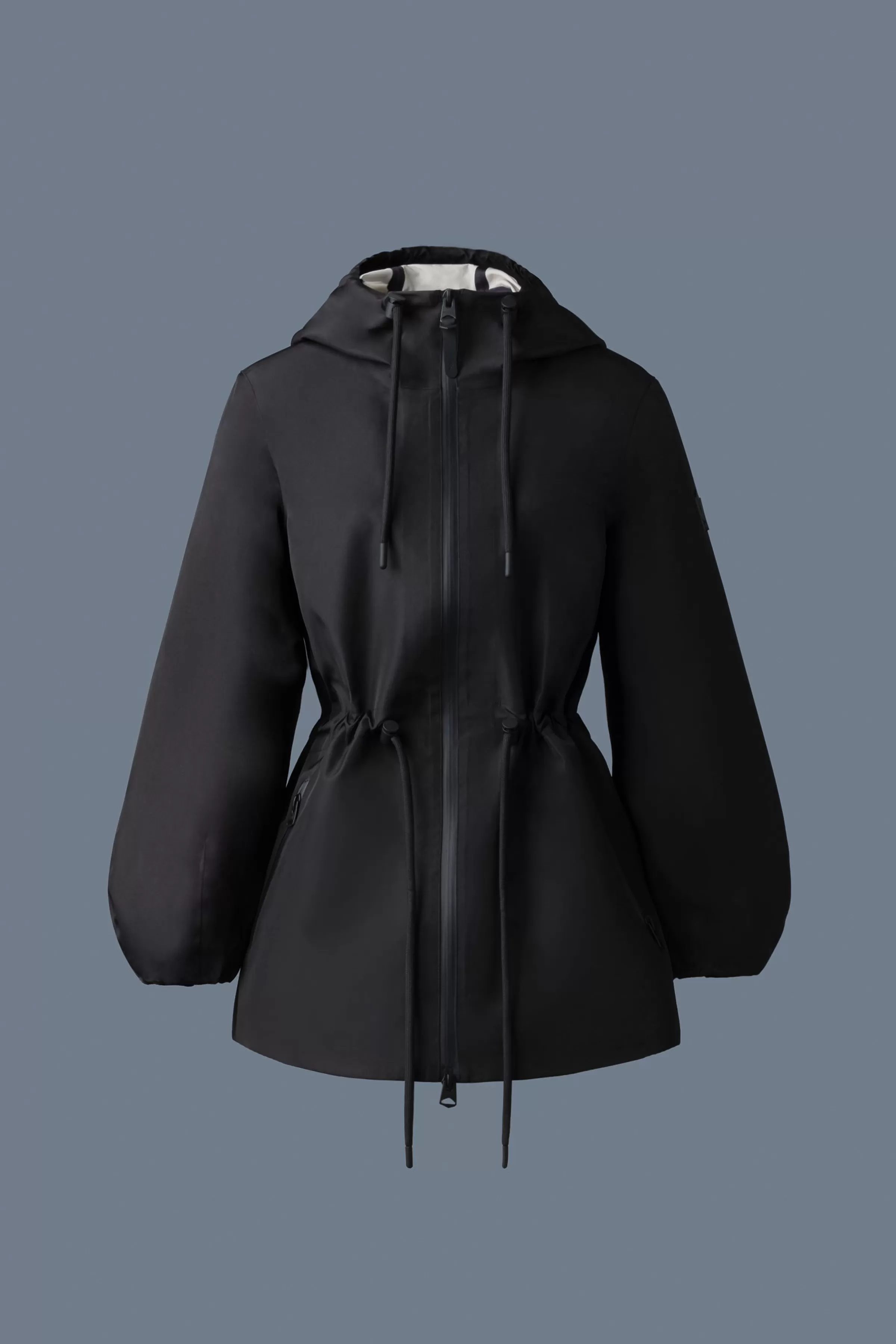 Kalea, Technical Rain Jacket With Drawcord Waist | ® US | Mackage Shop