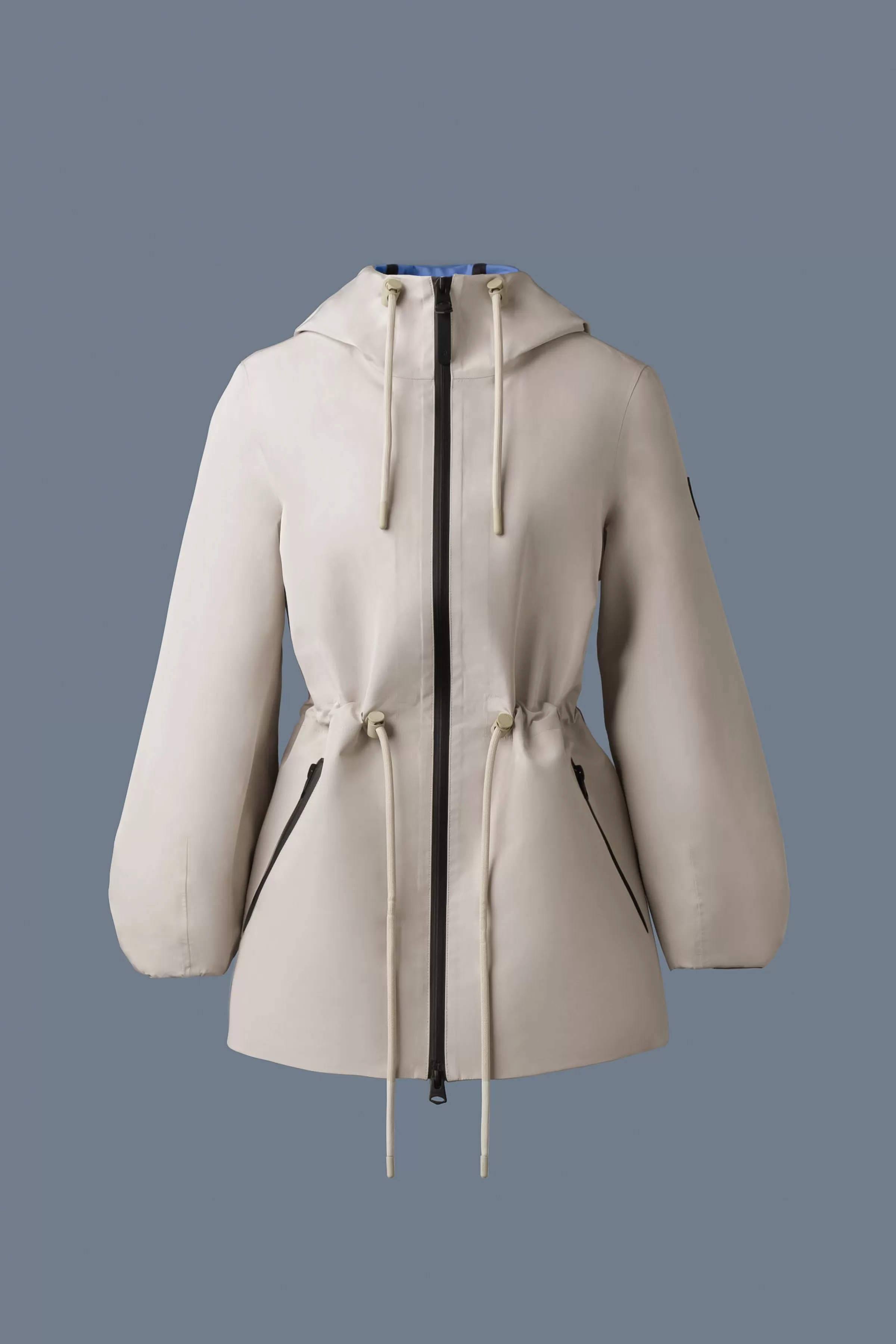 Kalea, Technical Rain Jacket With Drawcord Waist | ® US | Mackage Shop