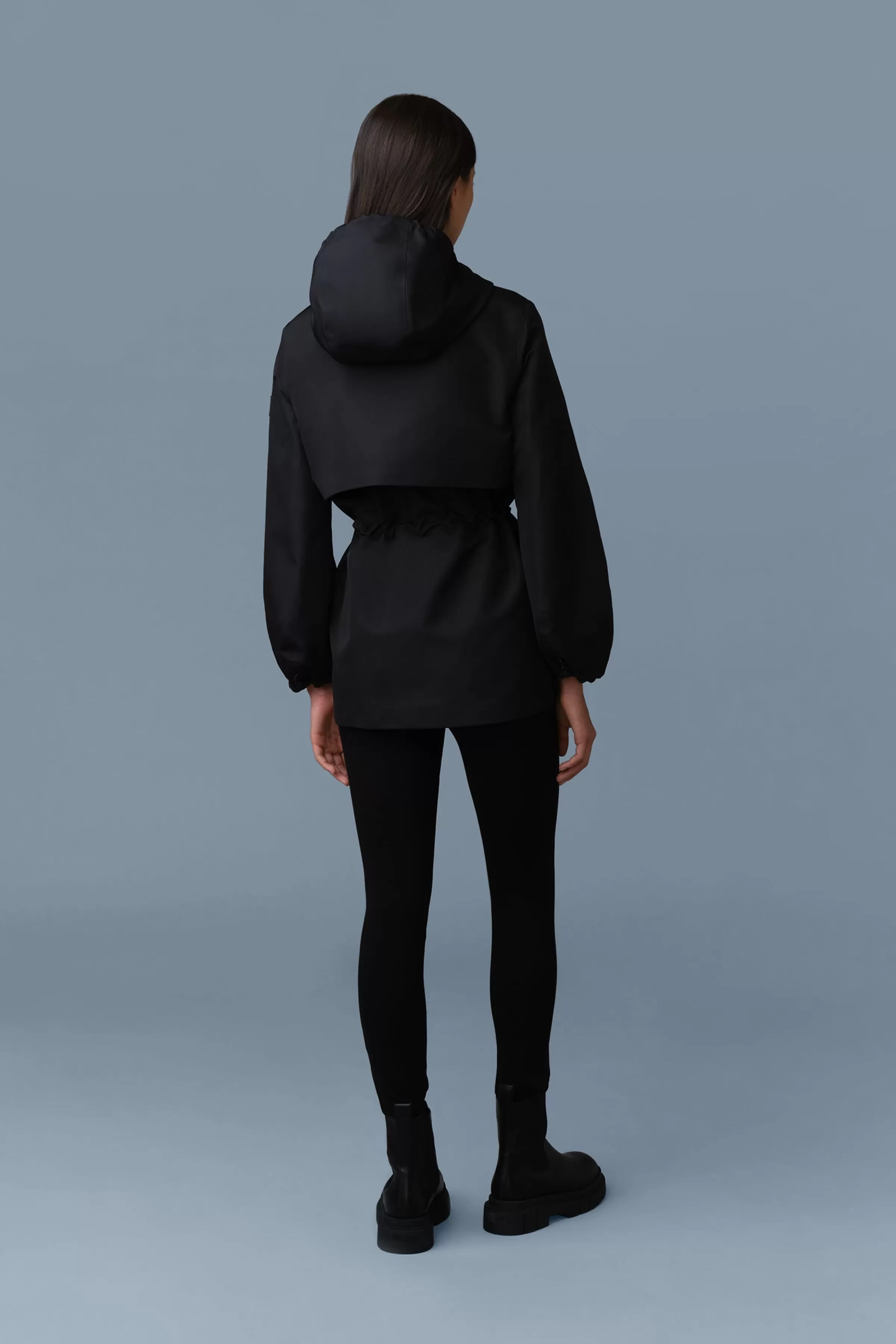 Kalea, Technical Rain Jacket With Drawcord Waist | ® US | Mackage Shop